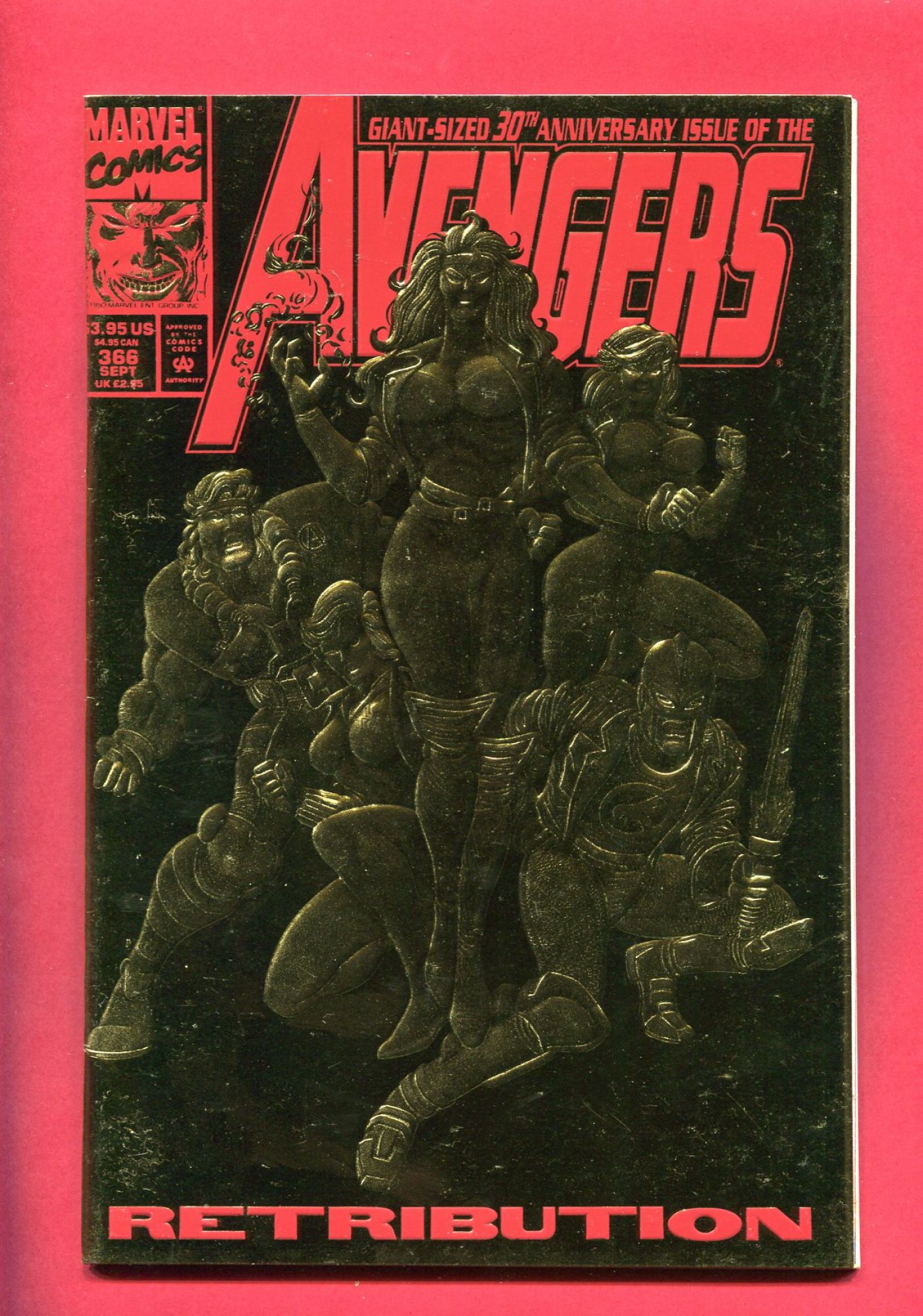 Avengers #366, Sep 1993, 8.5 VF+
