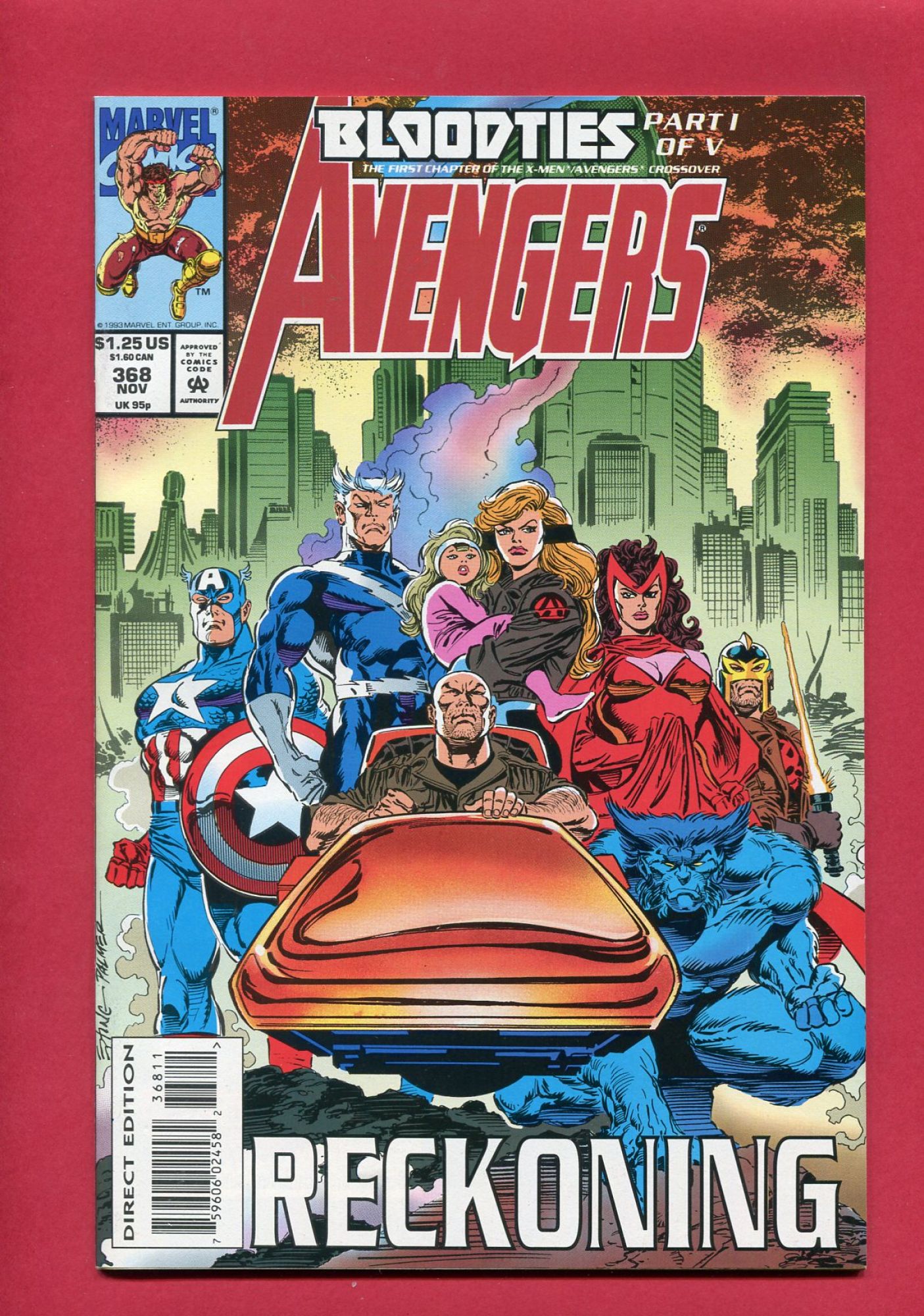 Avengers #368, Nov 1993, 9.2 NM-