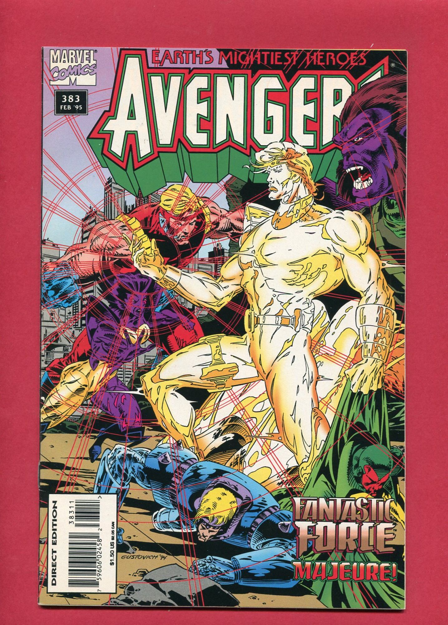 Avengers #383, Feb 1995, 8.5 VF+