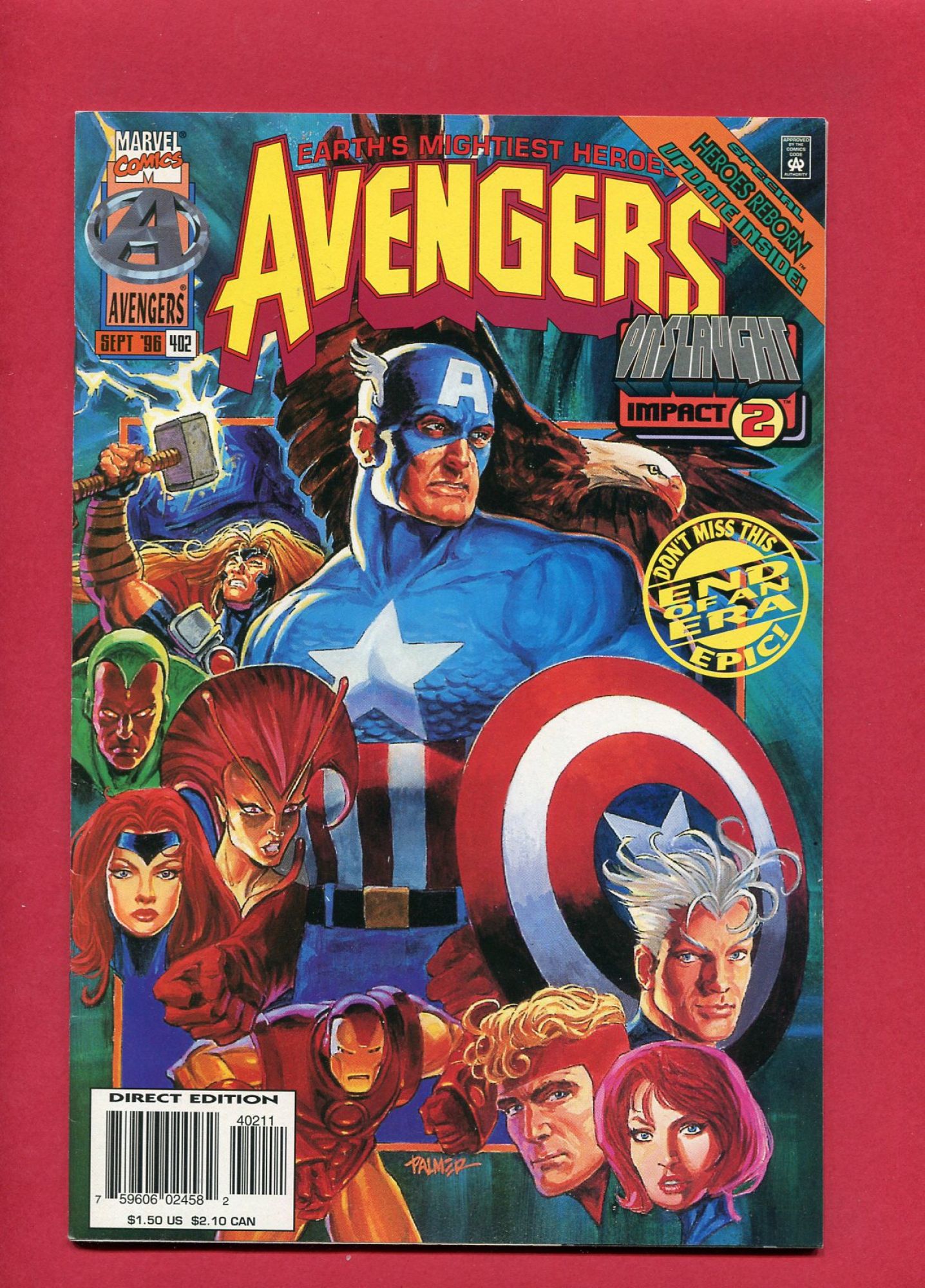 Avengers #402, Sep 1996, 8.5 VF+