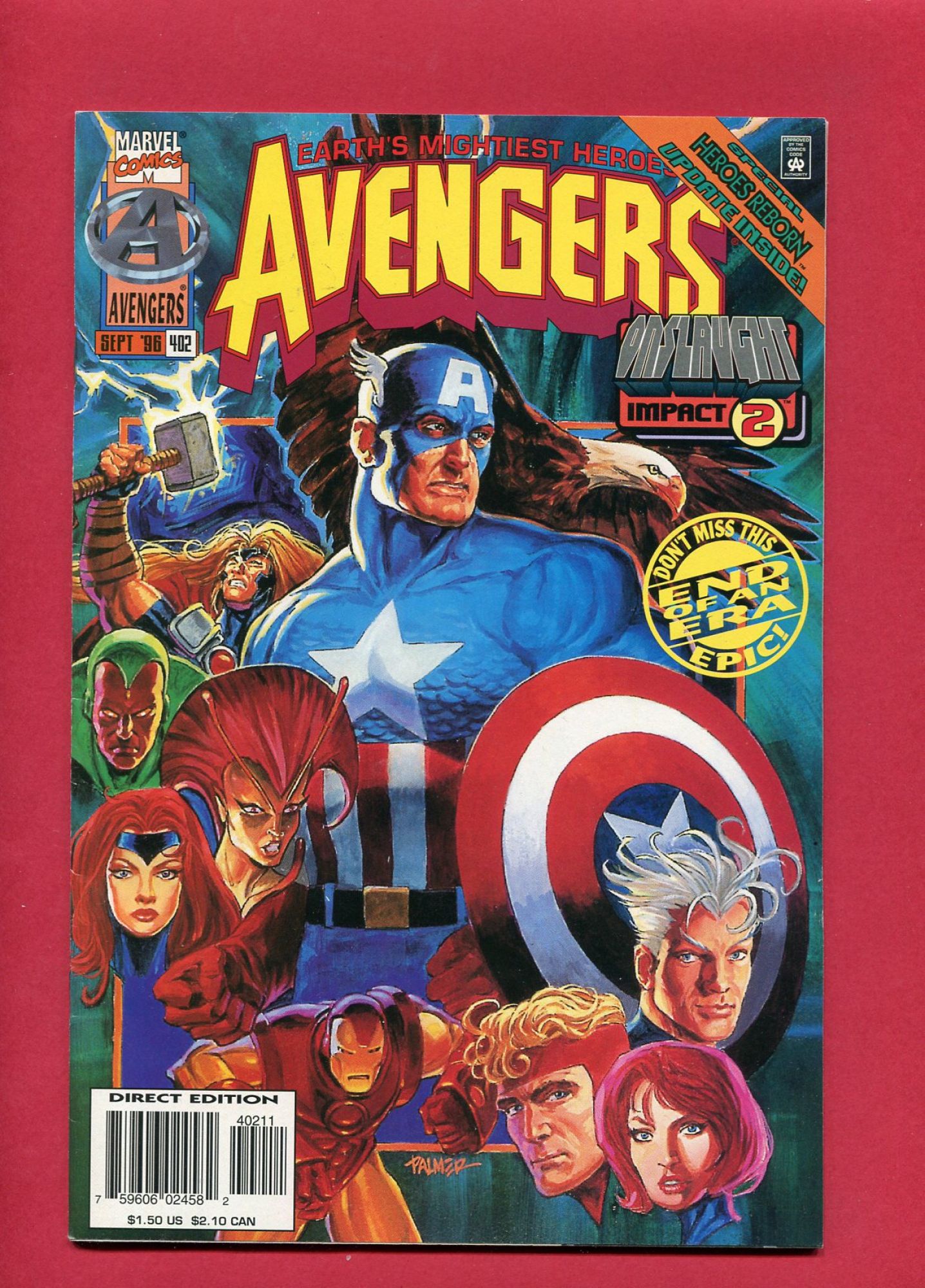 Avengers #402, Sep 1996, 8.5 VF+