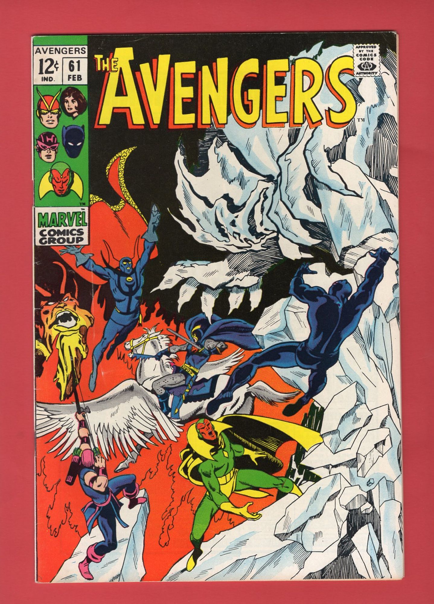 Avengers #61, Feb 1969, 6.5 FN+