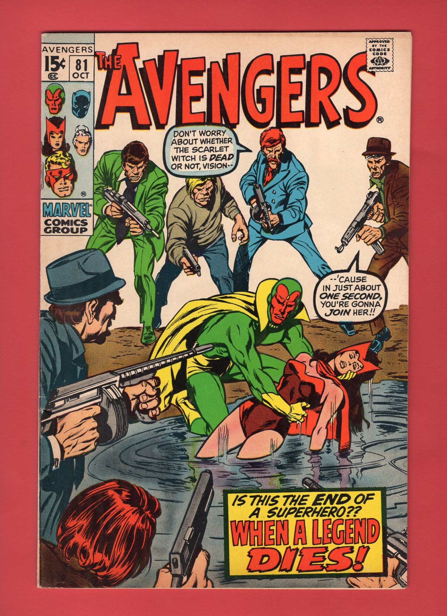 Avengers #81, Oct 1970, 6.5 FN+