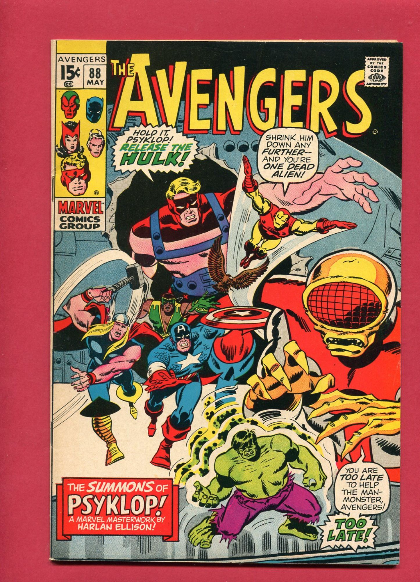Avengers #88, May 1971, 7.0 FN/VF