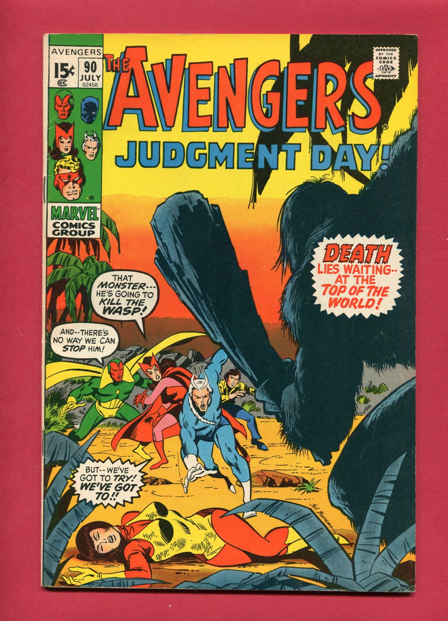 Avengers #90, Jul 1971, 7.5 VF-
