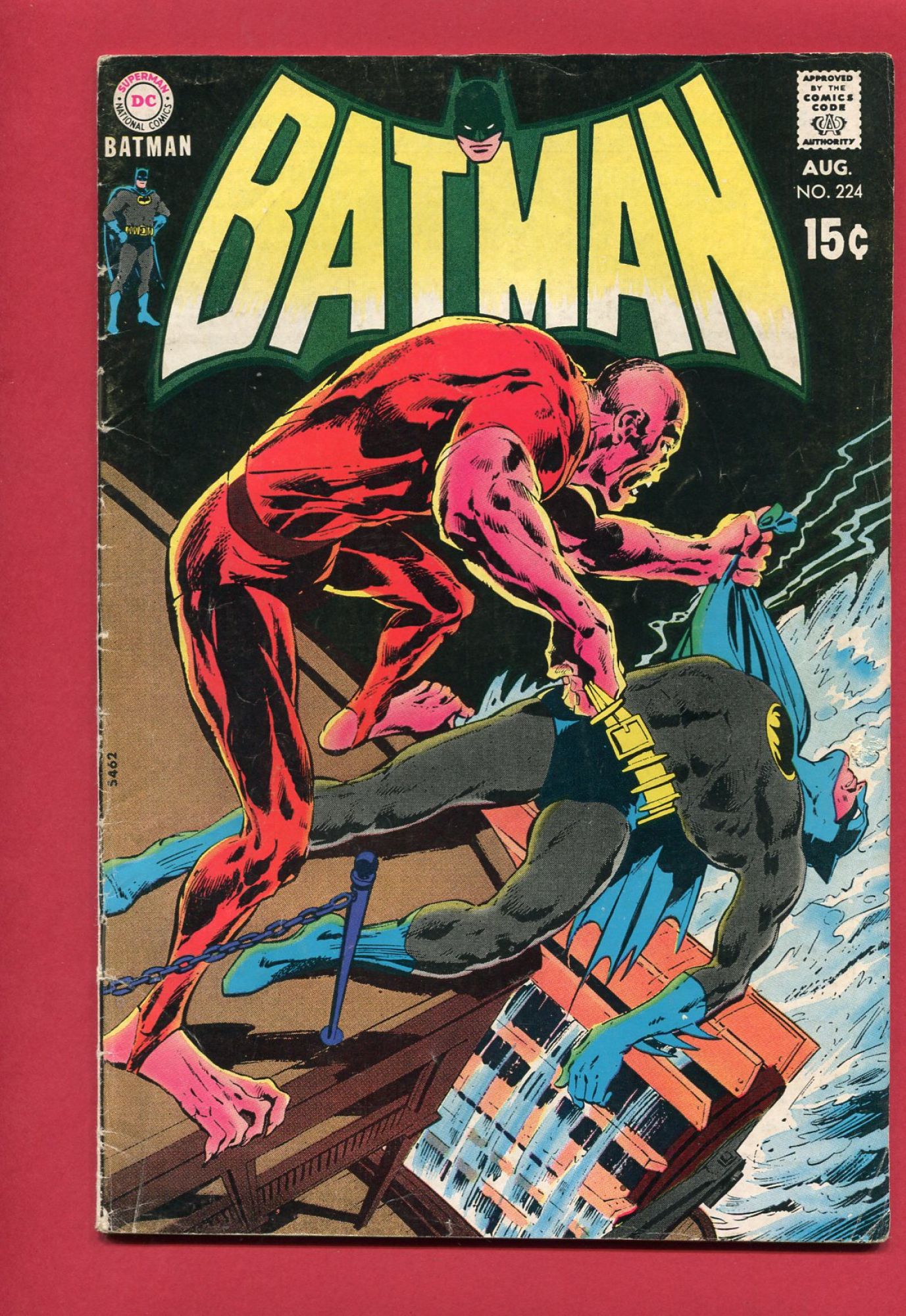 Batman #224, Aug 1970, 4.0 VG