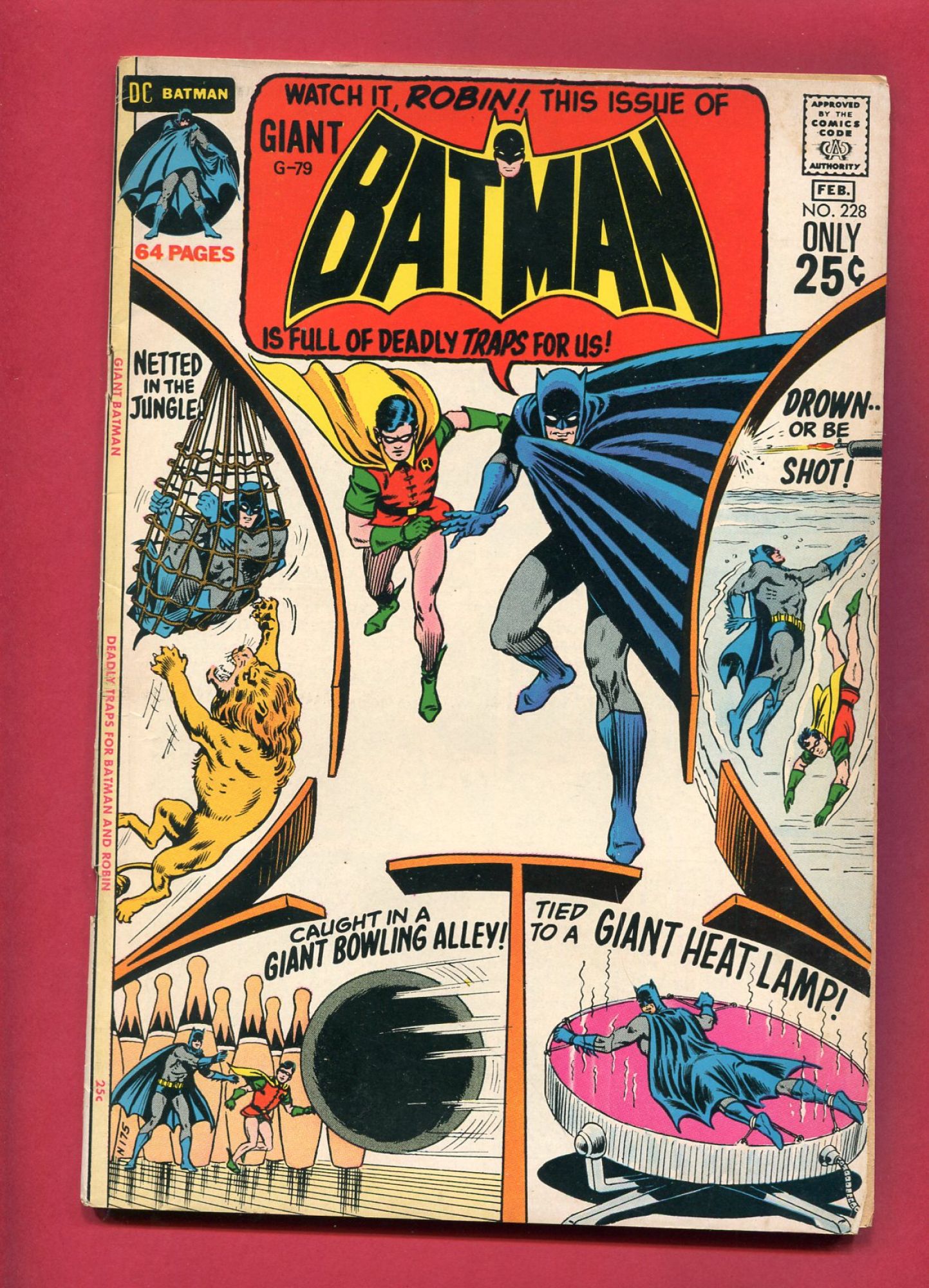 Batman #228, Feb 1971, 4.0 VG