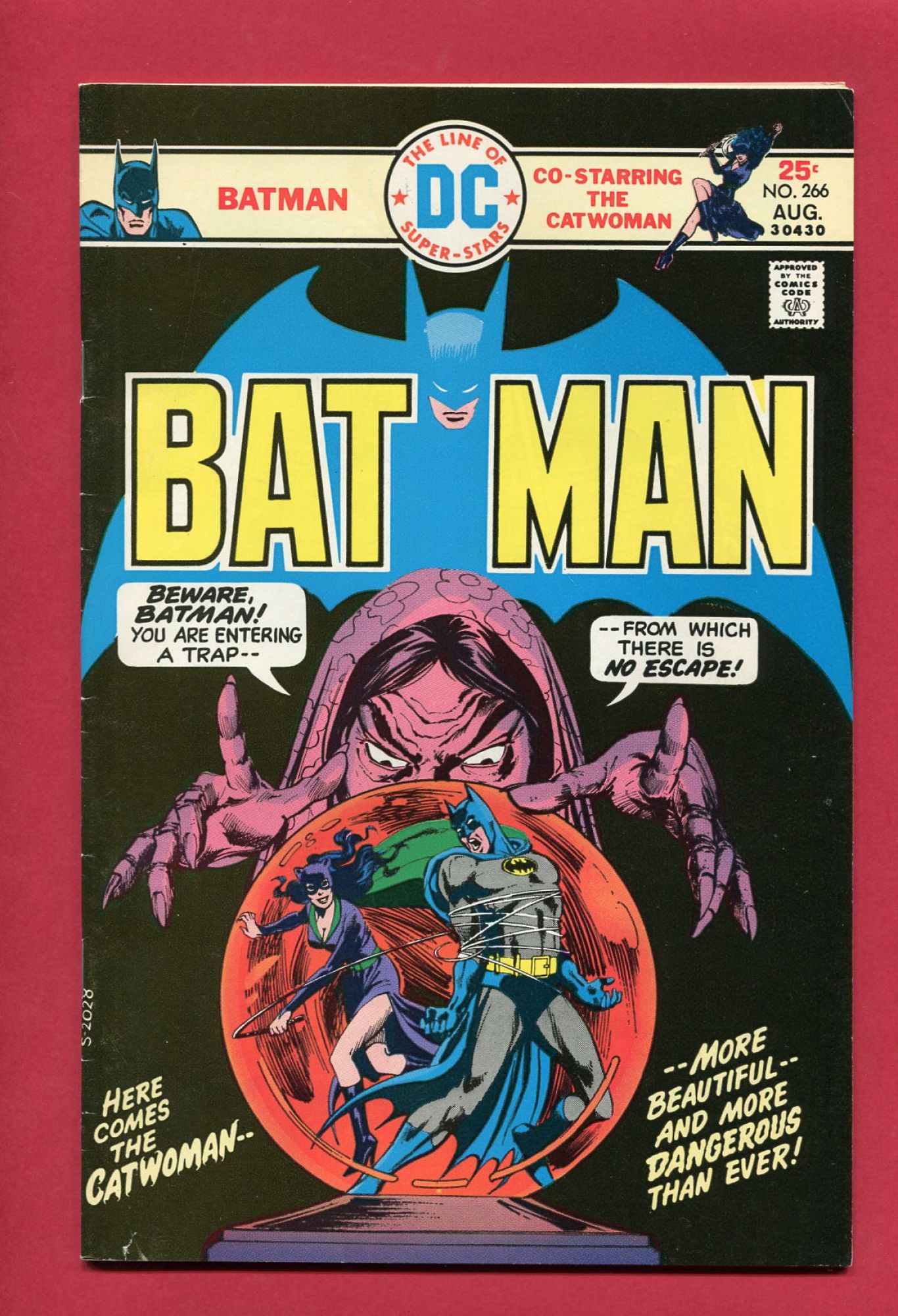 Batman #266, Aug 1975, 7.0 FN/VF