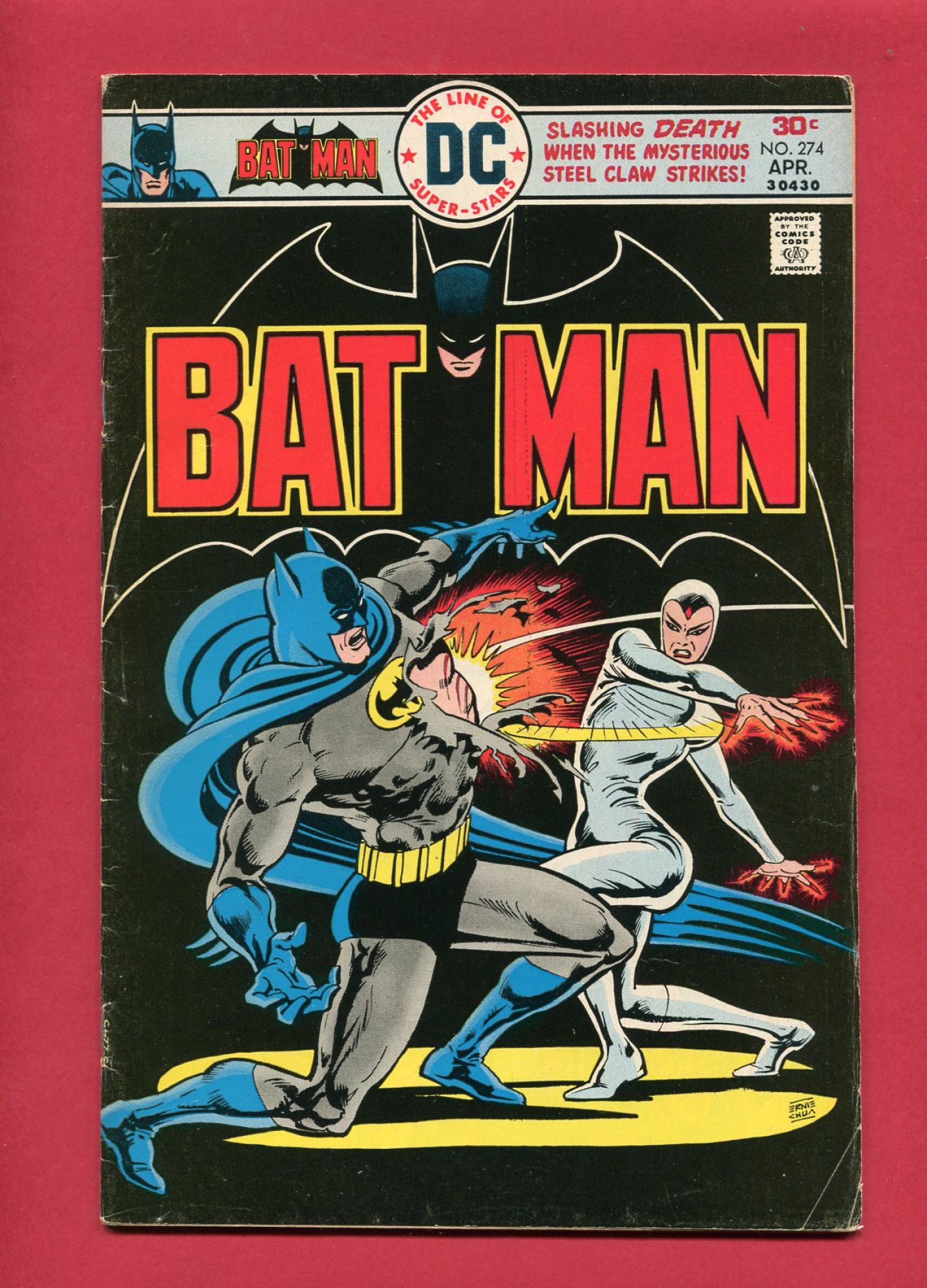 Batman #274, Apr 1976, 6.0 FN