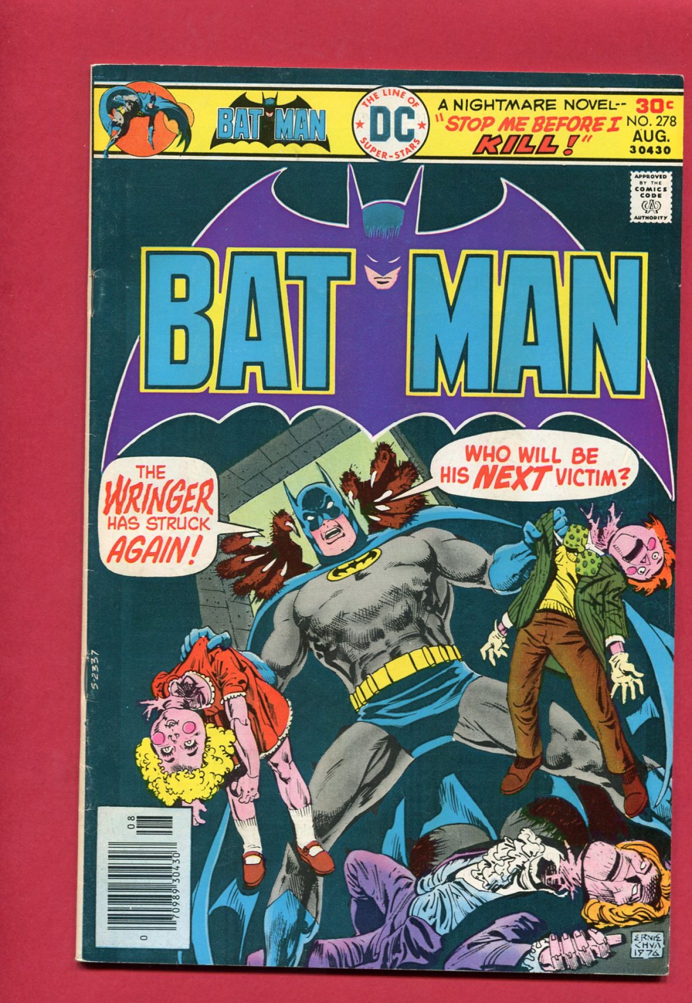 Batman #278, Aug 1976, 6.0 FN