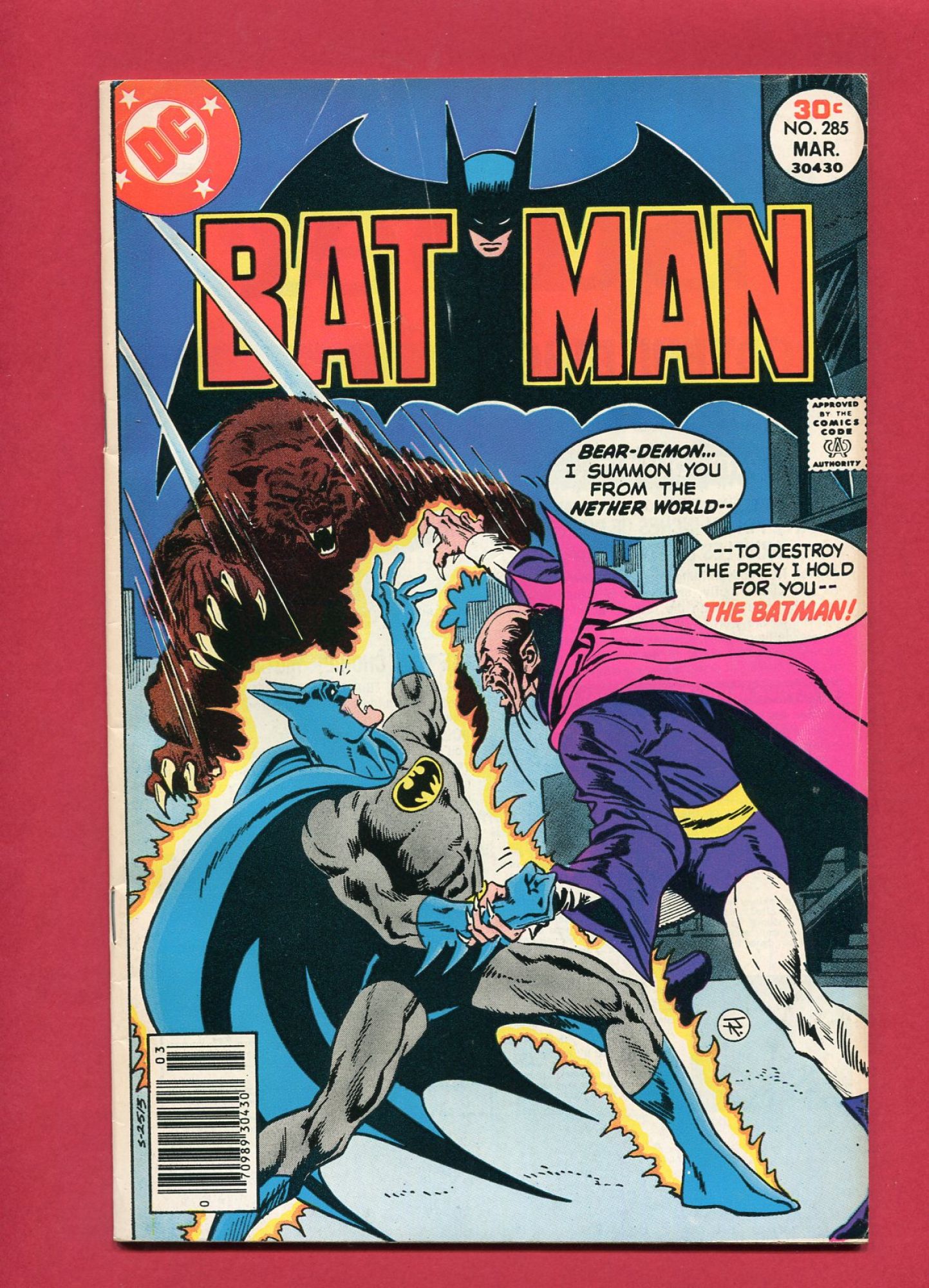 Batman #285, Mar 1977, 6.5 FN+