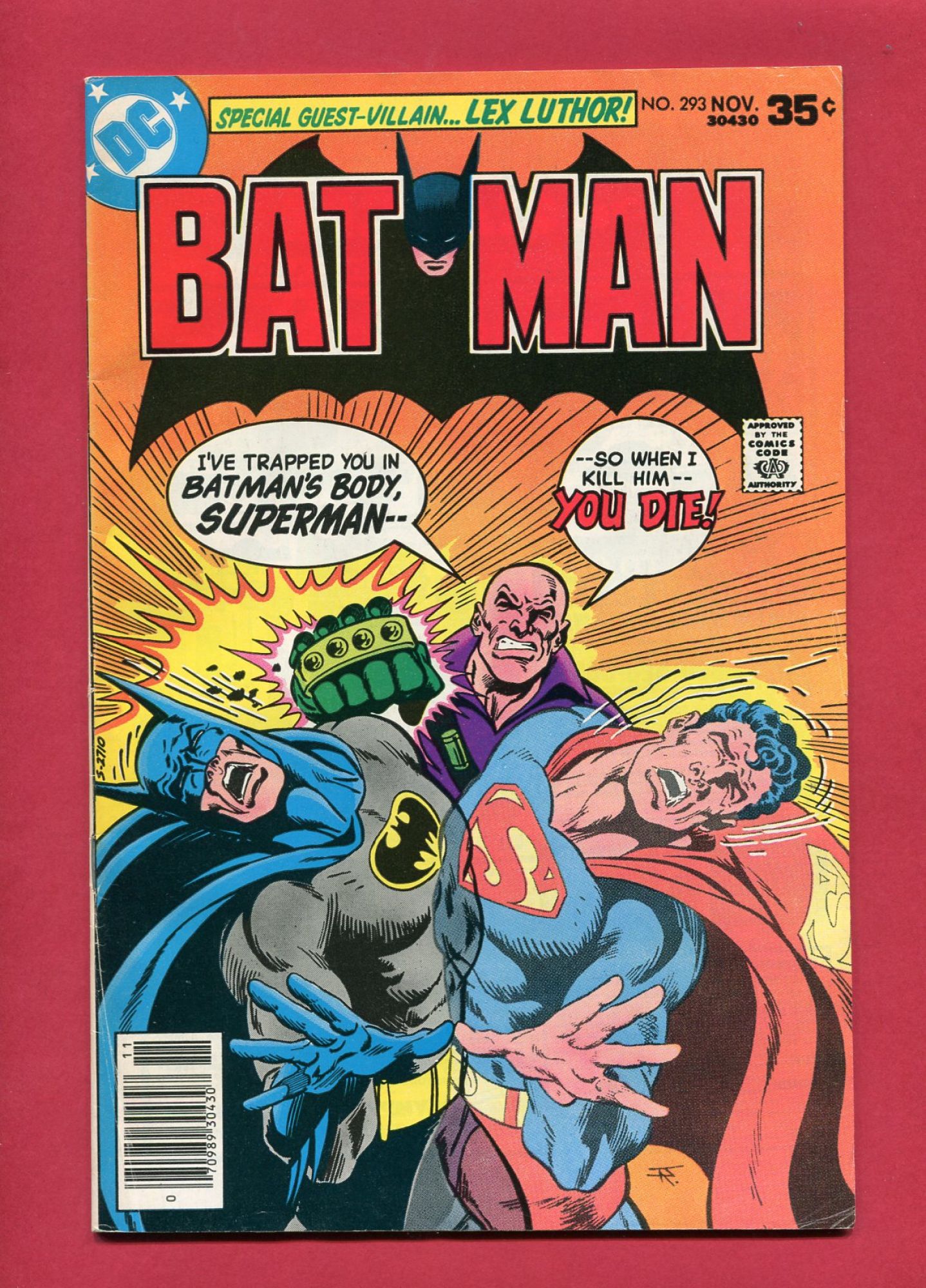 Batman #293, Nov 1977, 6.5 FN+