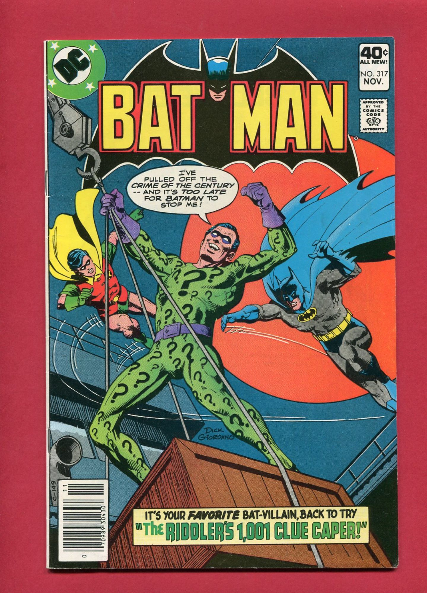 Batman #317, Nov 1979, 7.5 VF-