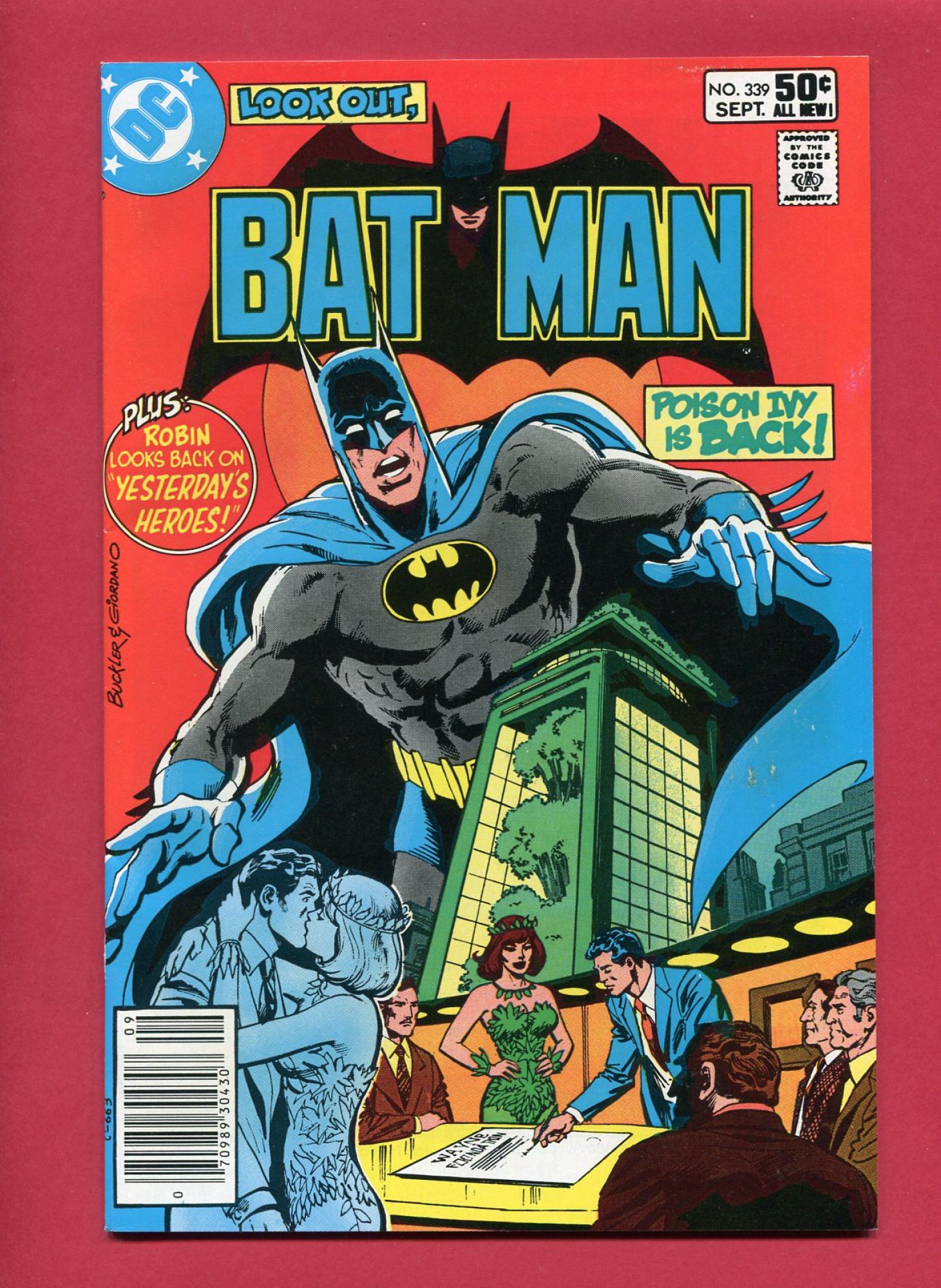 Batman #339, Sep 1981, 9.2 NM-