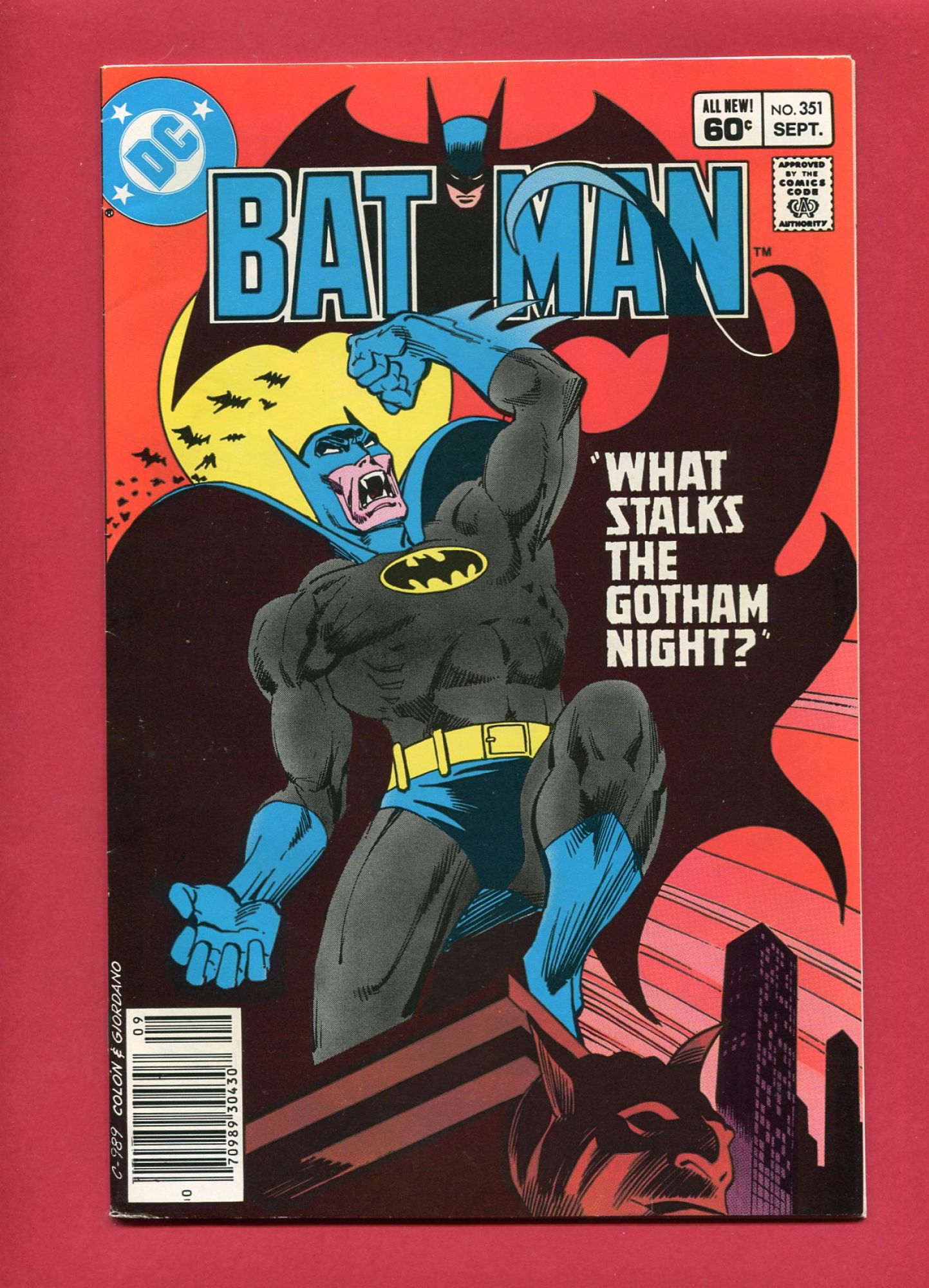Batman #351, Sep 1982, 8.0 VF