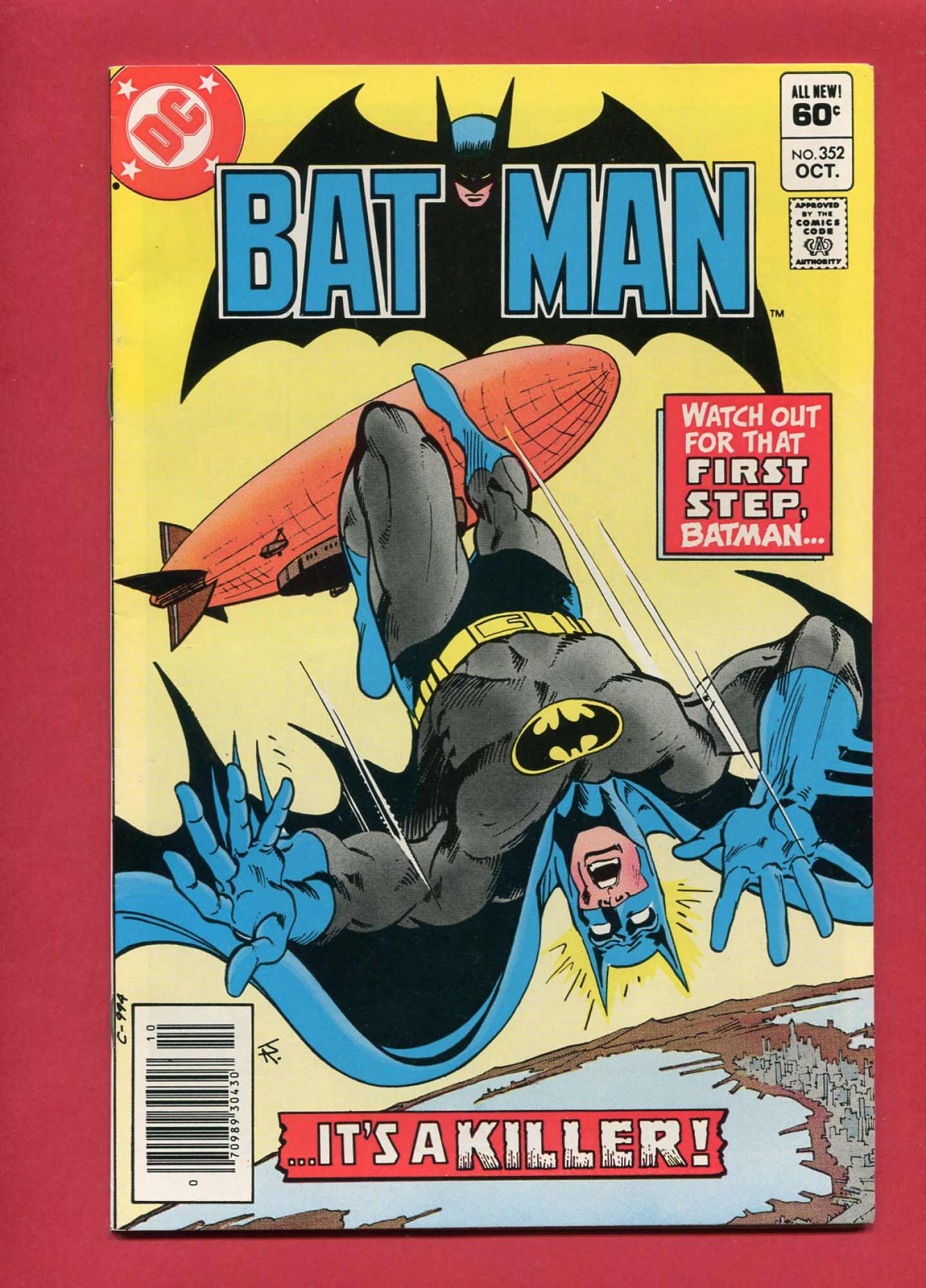 Batman #352, Oct 1982, 8.5 VF+