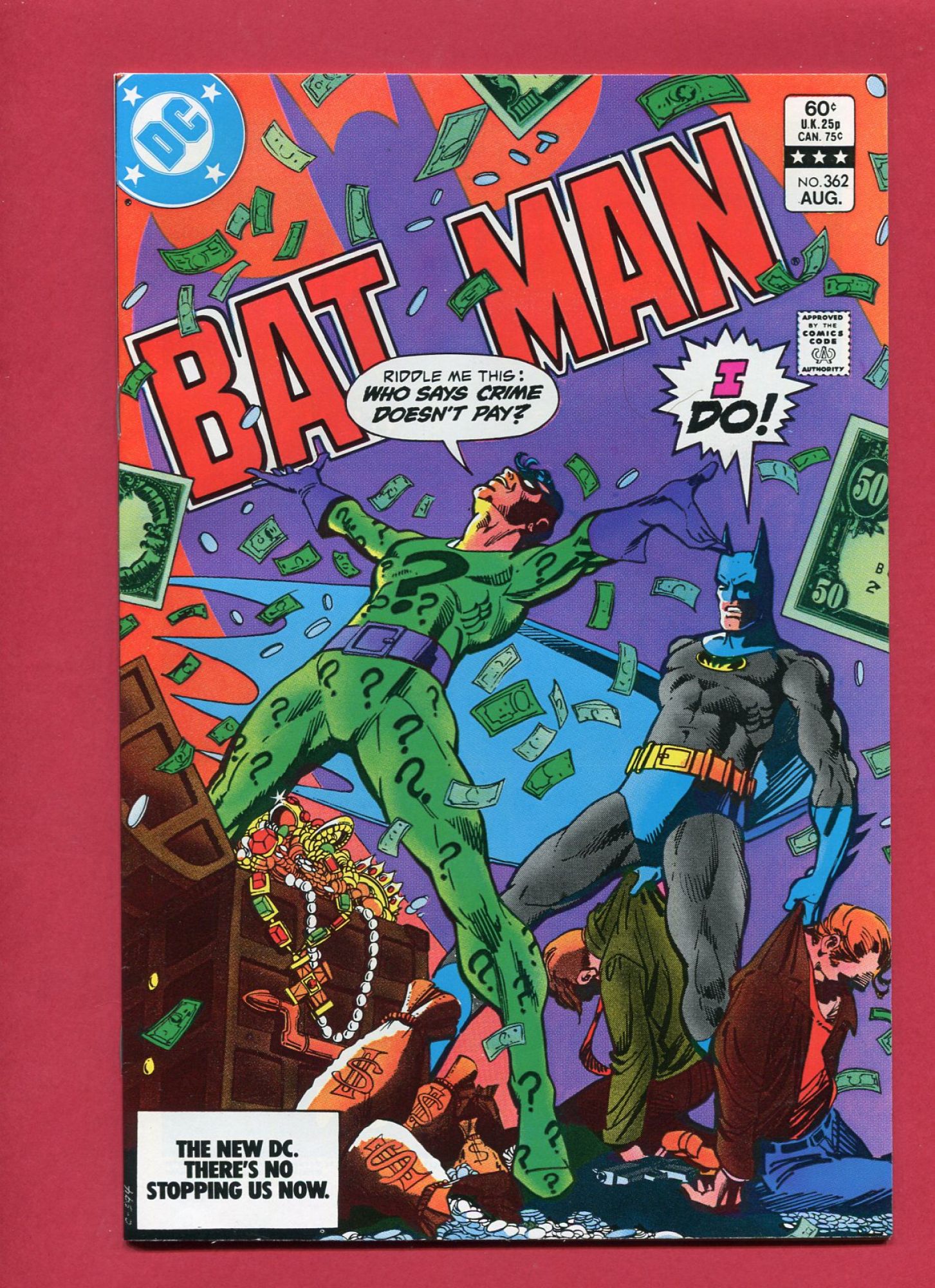 Batman #362, Aug 1983, 9.2 NM-