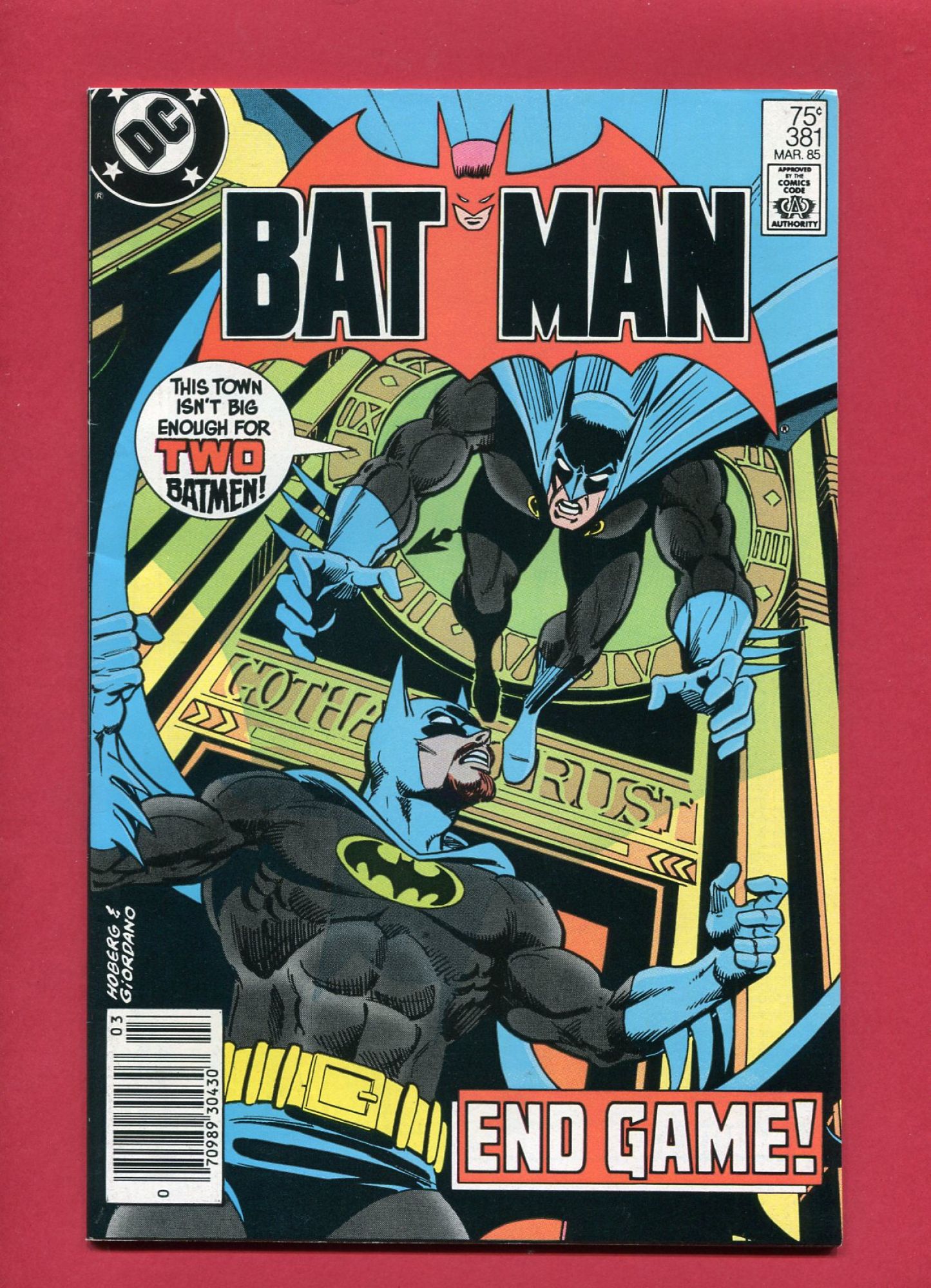 Batman #381, Mar 1985, 8.5 VF+