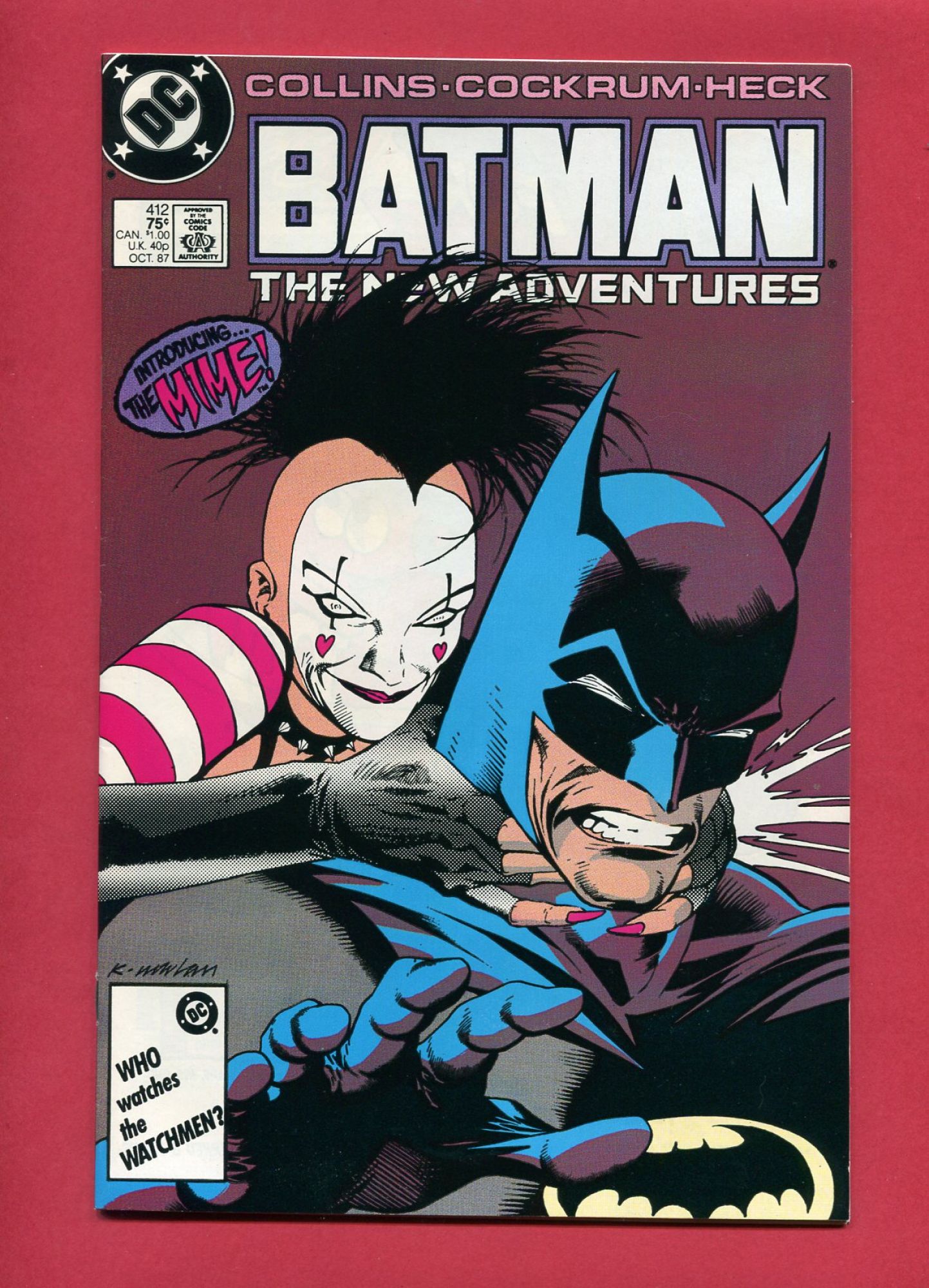 Batman #412, Oct 1987, 9.2 NM-