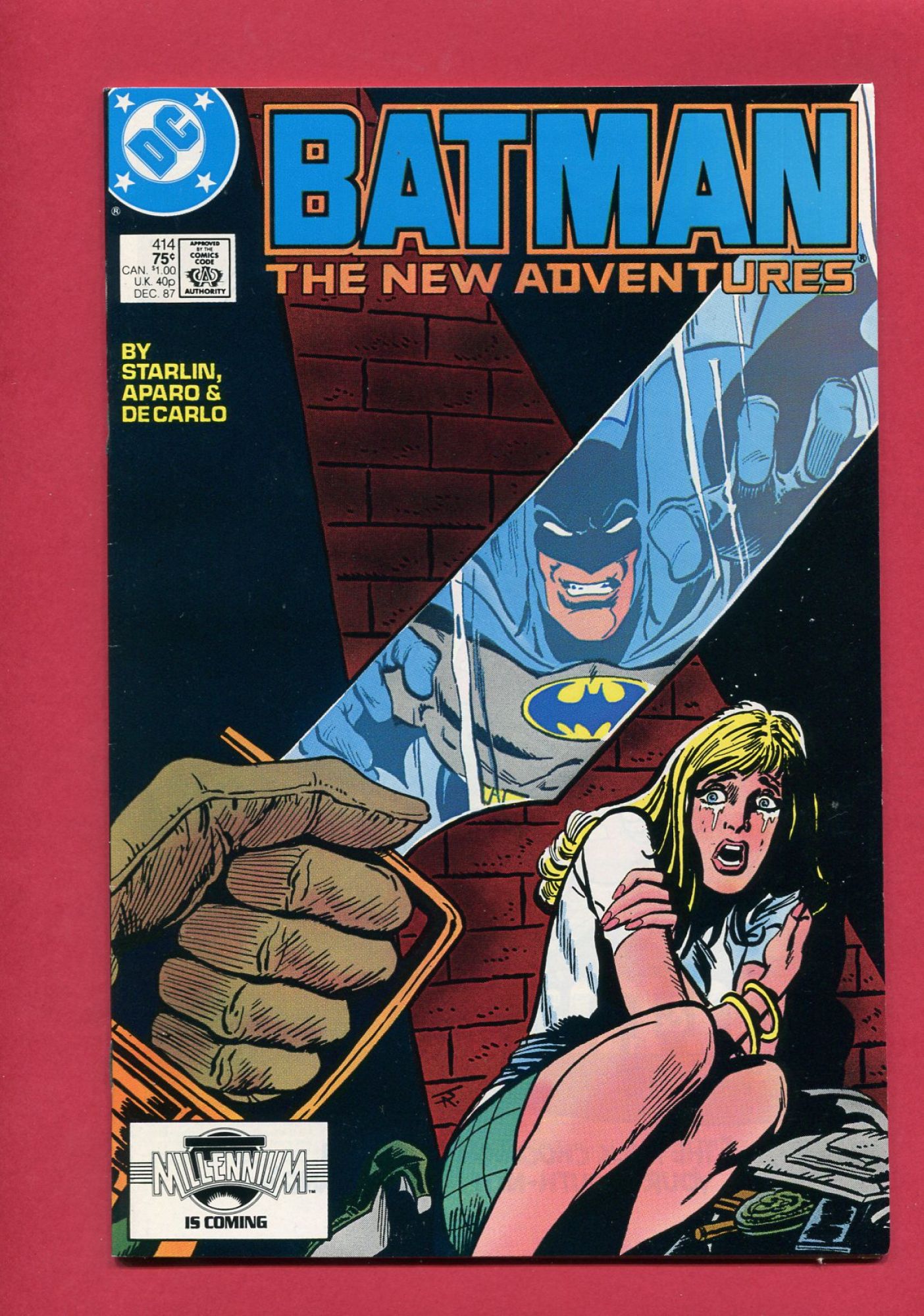 Batman #414, Dec 1987, 9.2 NM-