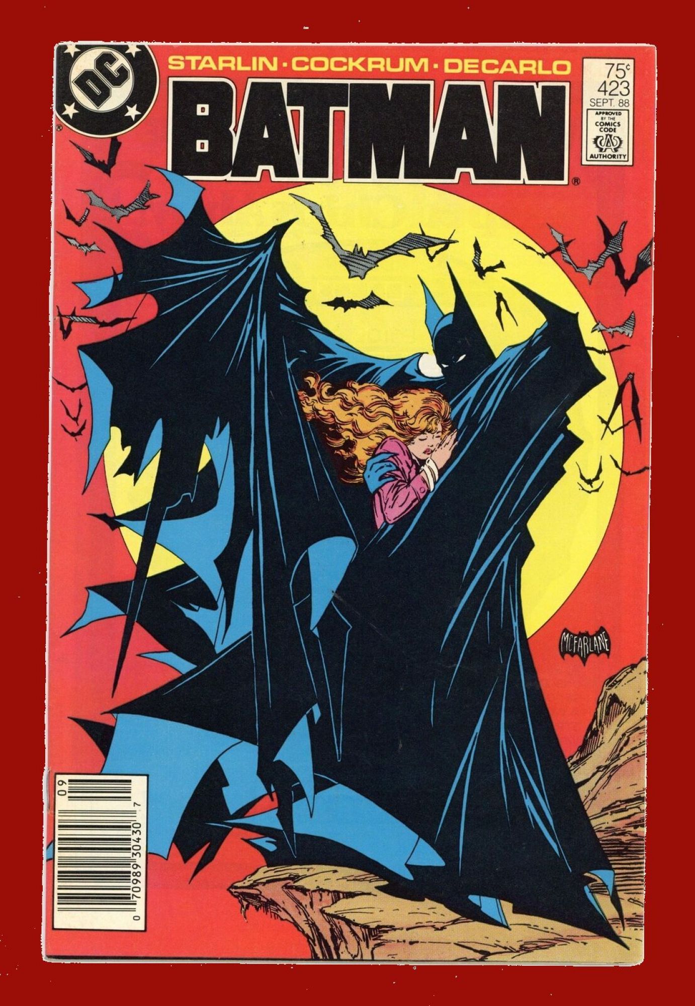 Batman #423, Sep 1988, 8.5 VF+