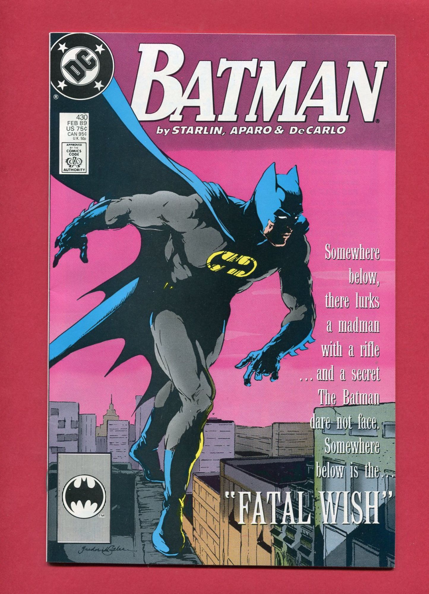 Batman #430, Feb 1989, 9.4 NM