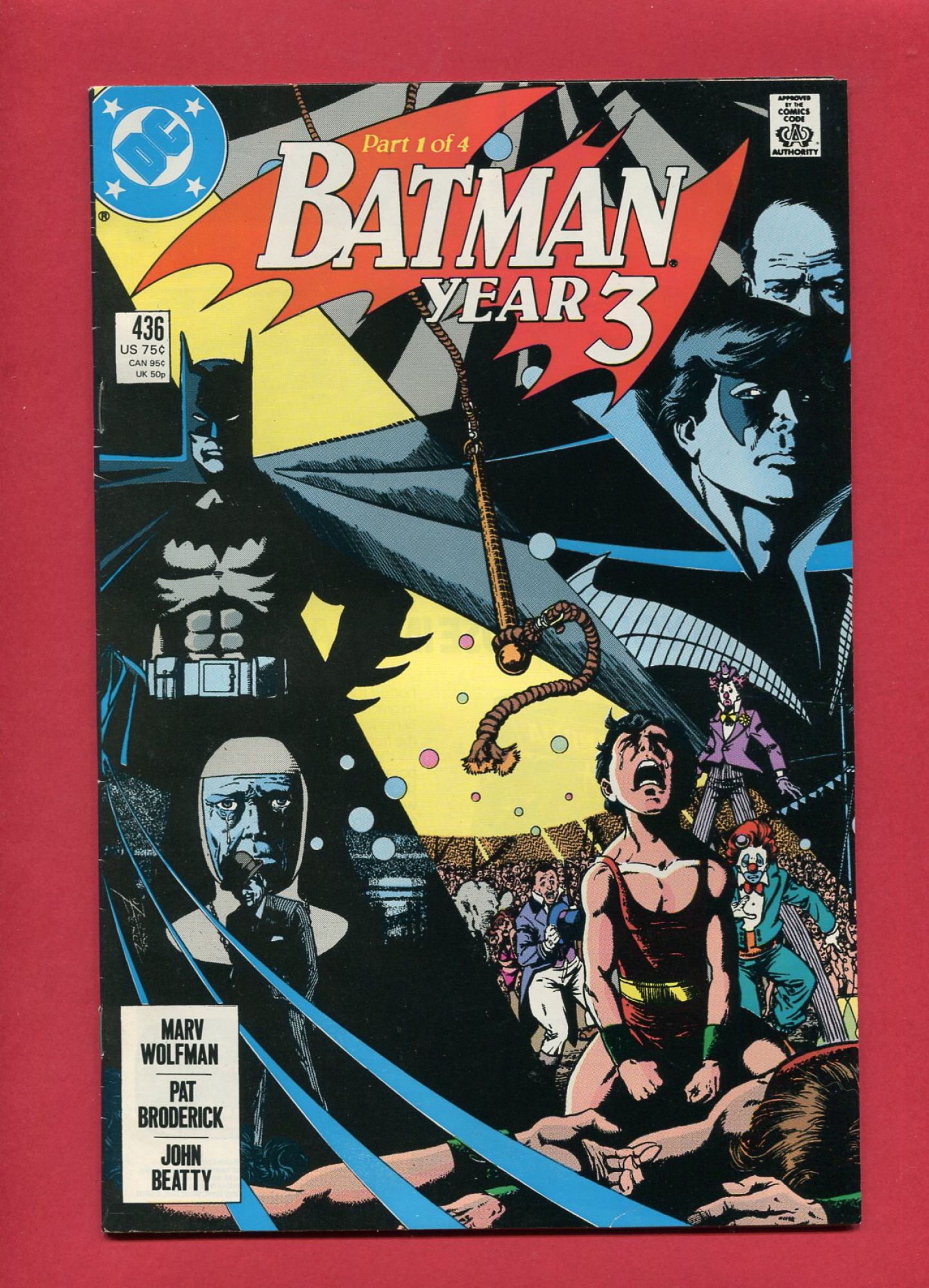 Batman #436, Aug 1989, 6.5 FN+