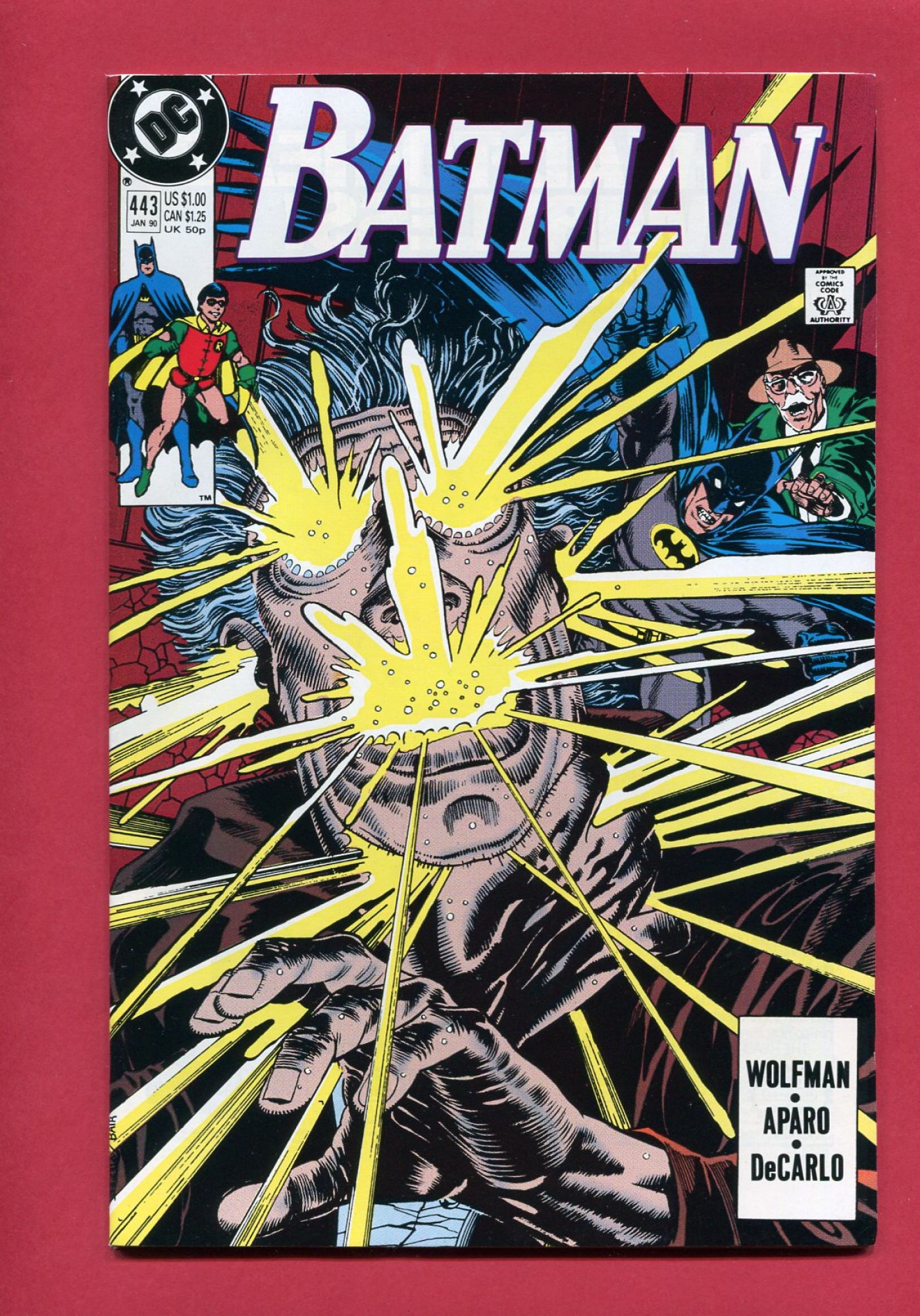 Batman #443, Jan 1990, 9.2 NM-