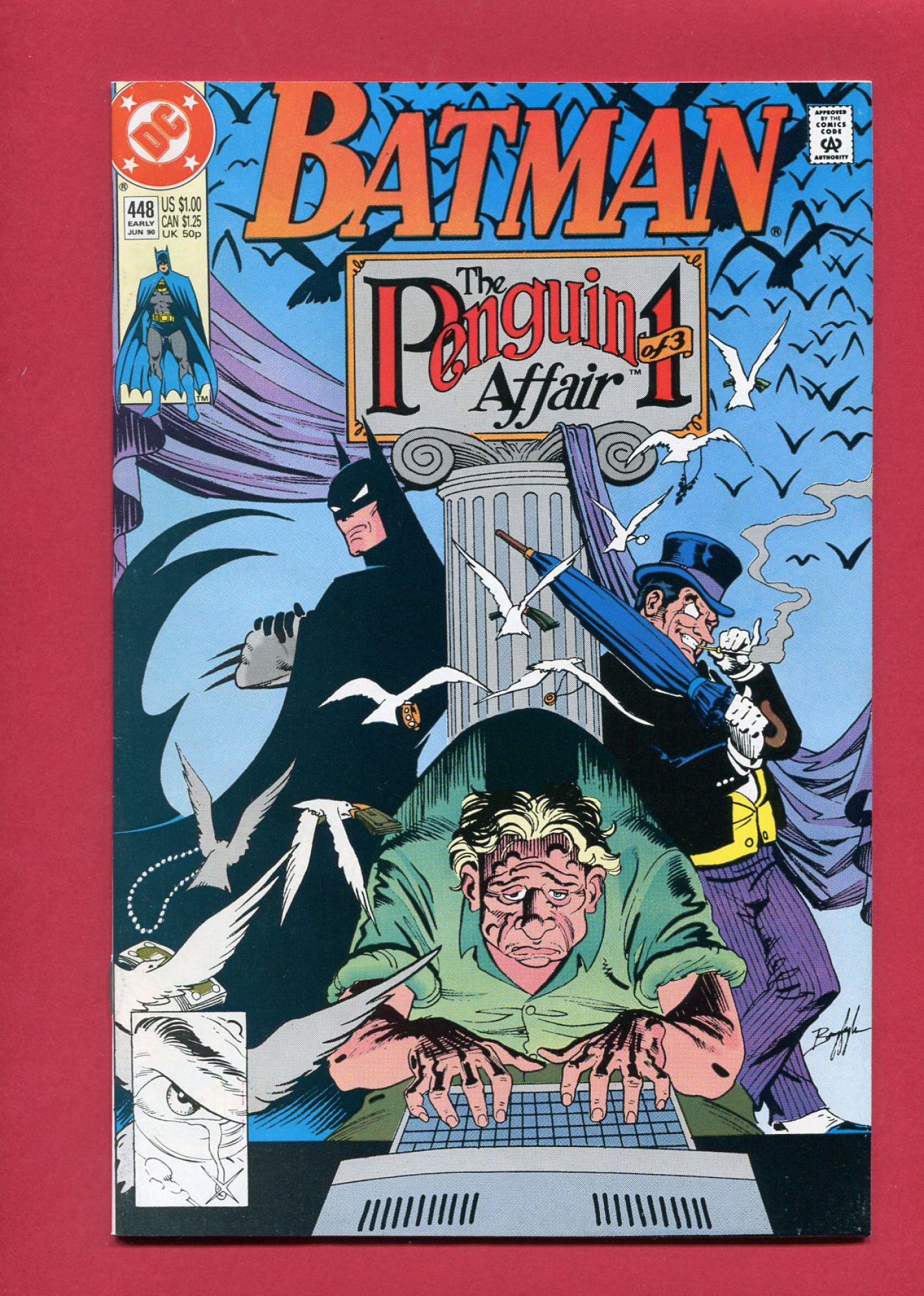 Batman #448, Jun 1990, 9.2 NM-