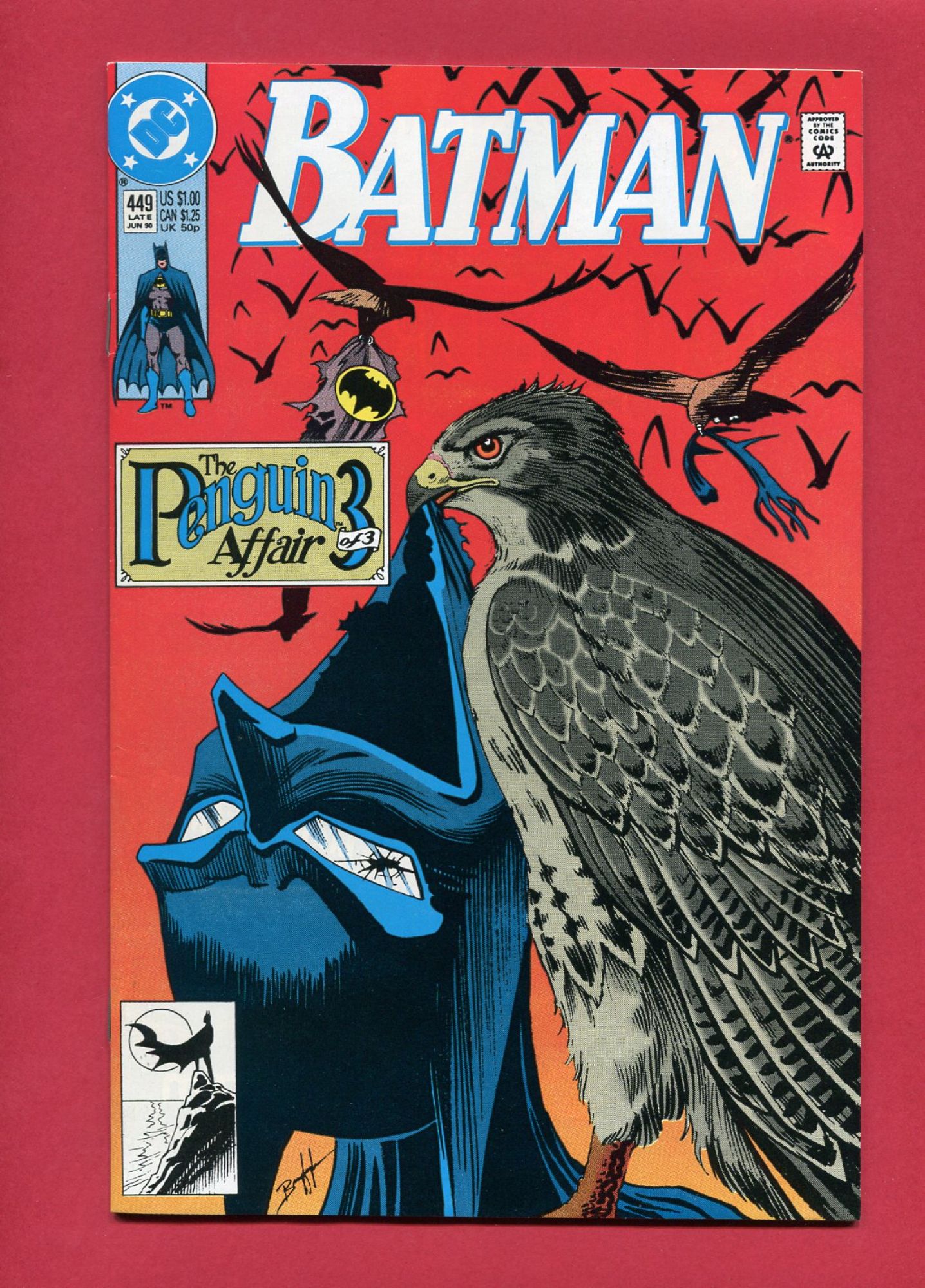 Batman #449, Jun 1990, 9.2 NM-
