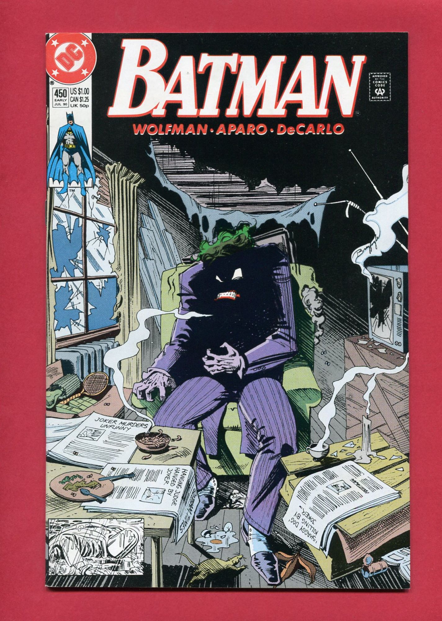 Batman #450, Jul 1990, 9.4 NM