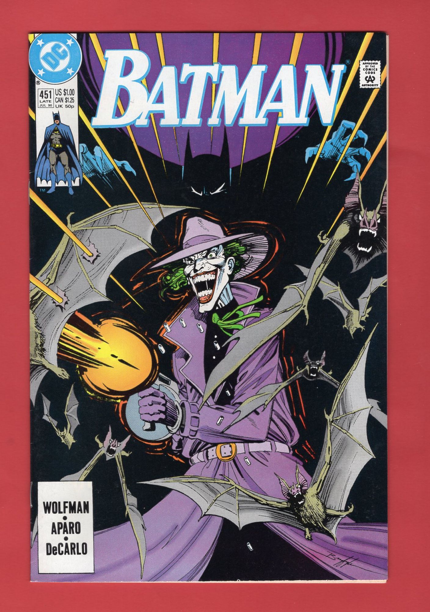 Batman #451, Jul 1990, 7.0 FN/VF
