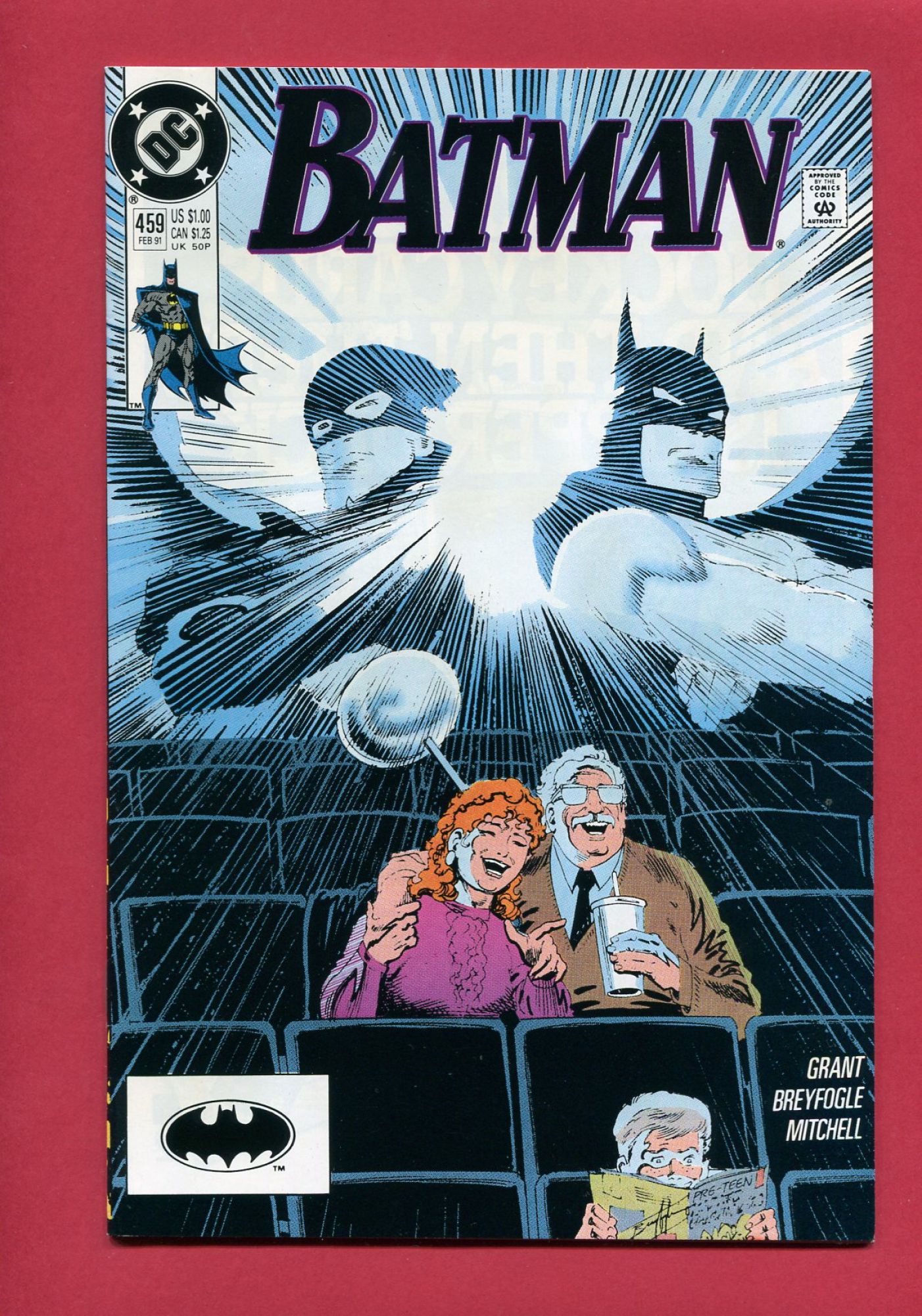 Batman #459, Feb 1991, 9.2 NM-