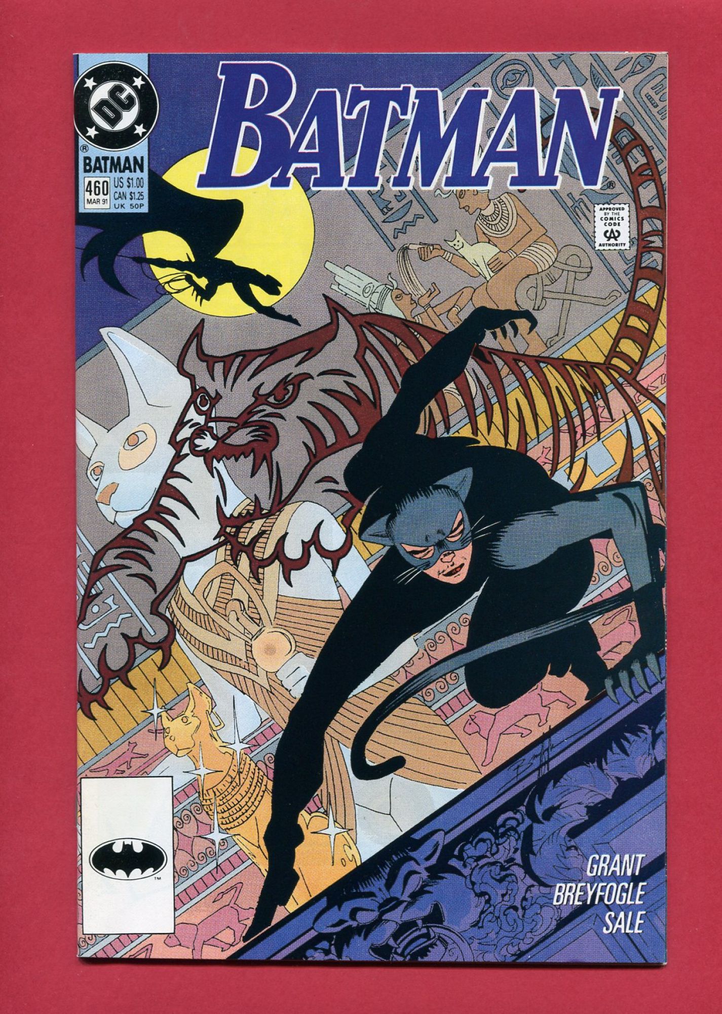 Batman #460, Mar 1991, 9.2 NM-