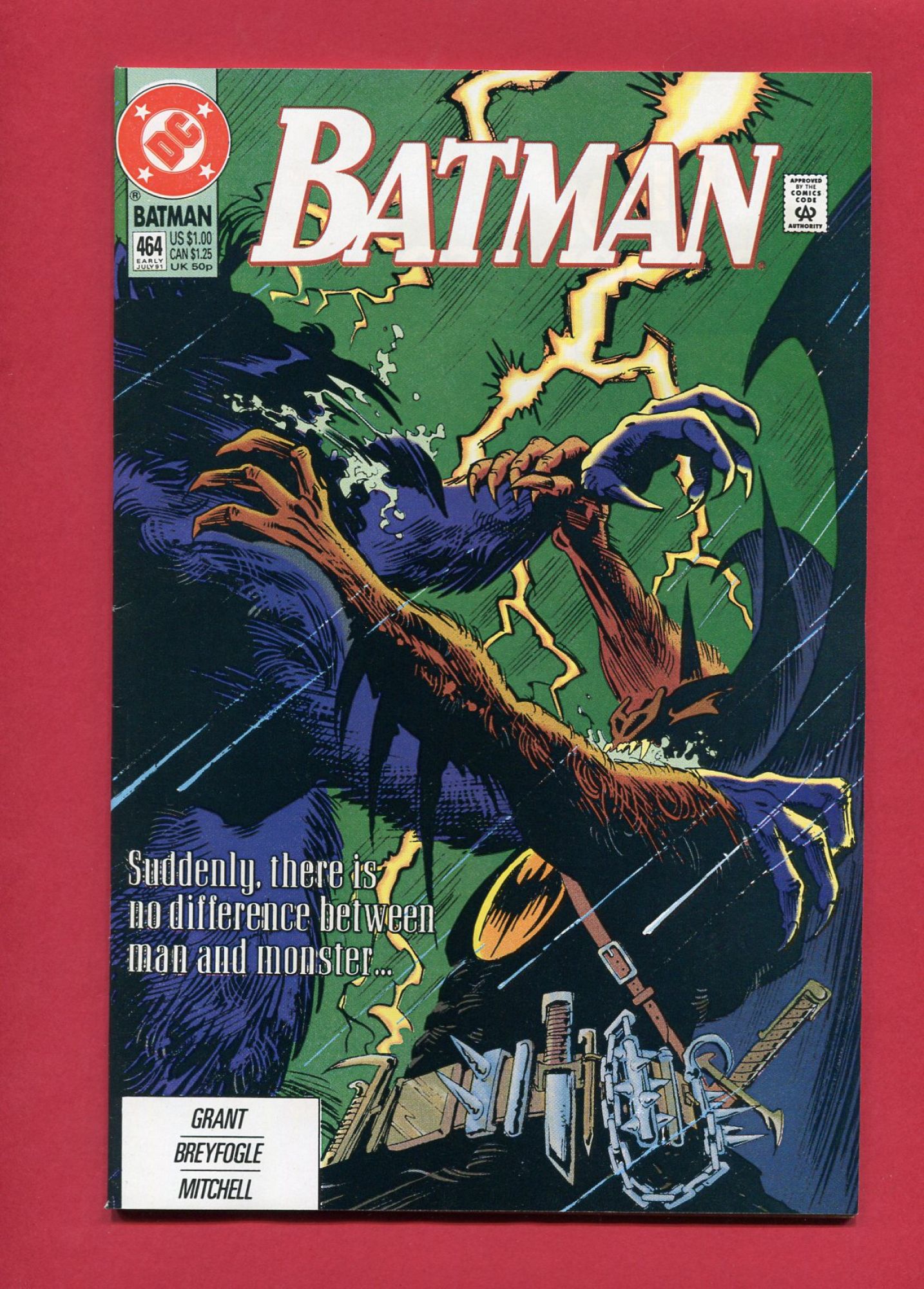 Batman #464, Jul 1991, 8.5 VF+