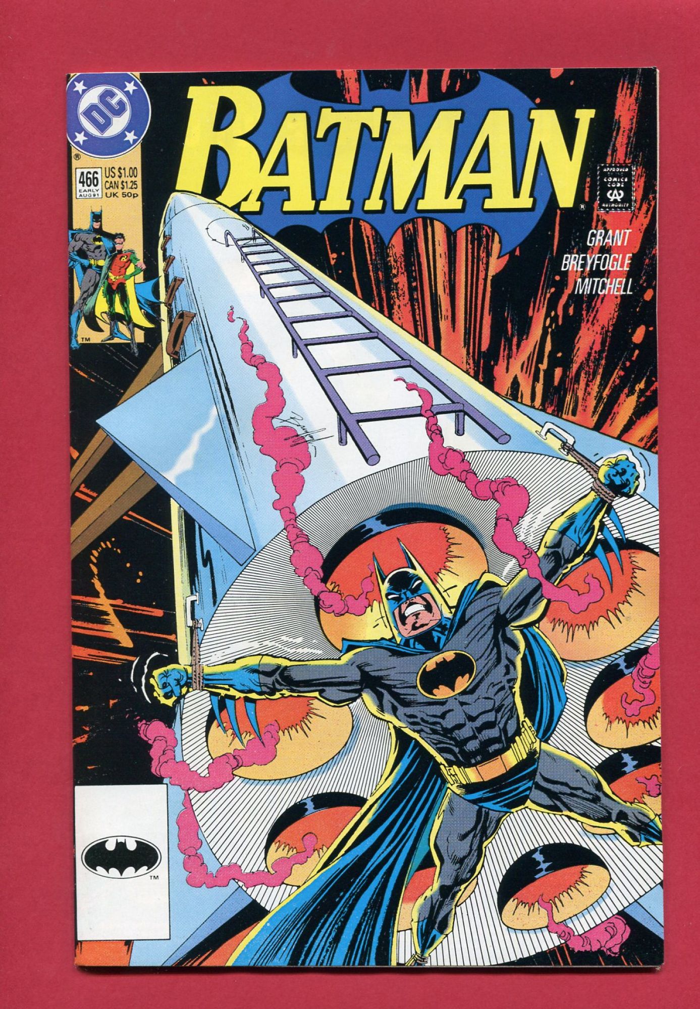 Batman #466, Aug 1991, 8.5 VF+