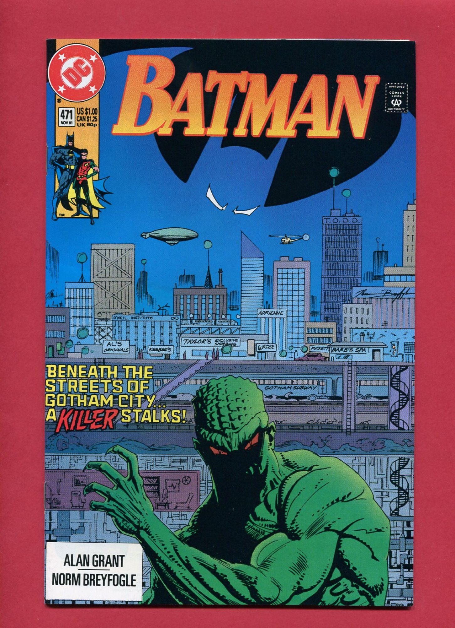 Batman #471, Nov 1991, 9.4 NM