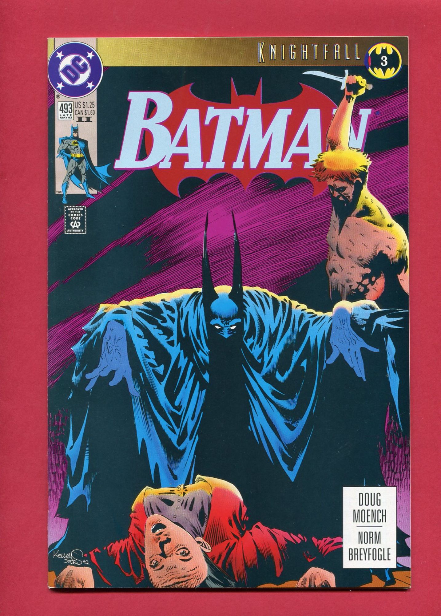 Batman #493, May 1993, 9.2 NM-