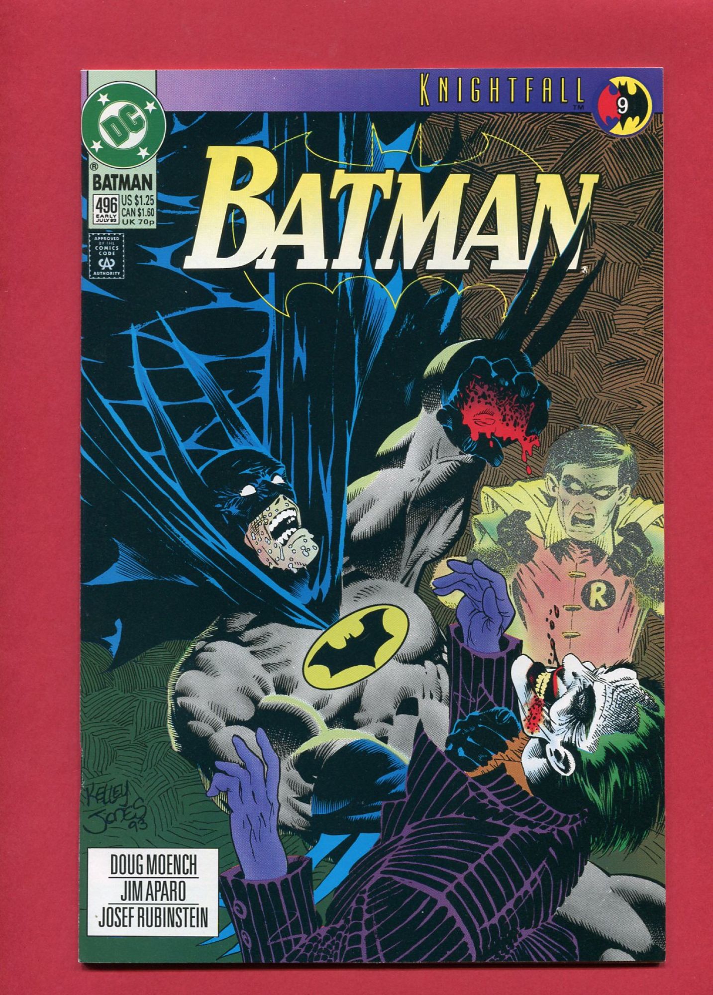 Batman #496, Jul 1993, 9.4 NM