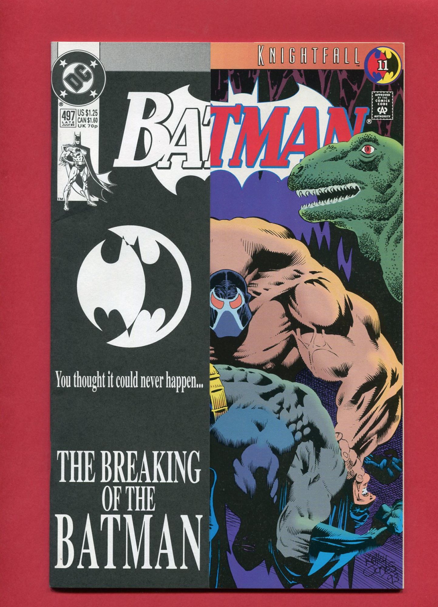 Batman #497, Aug 1993, 9.4 NM