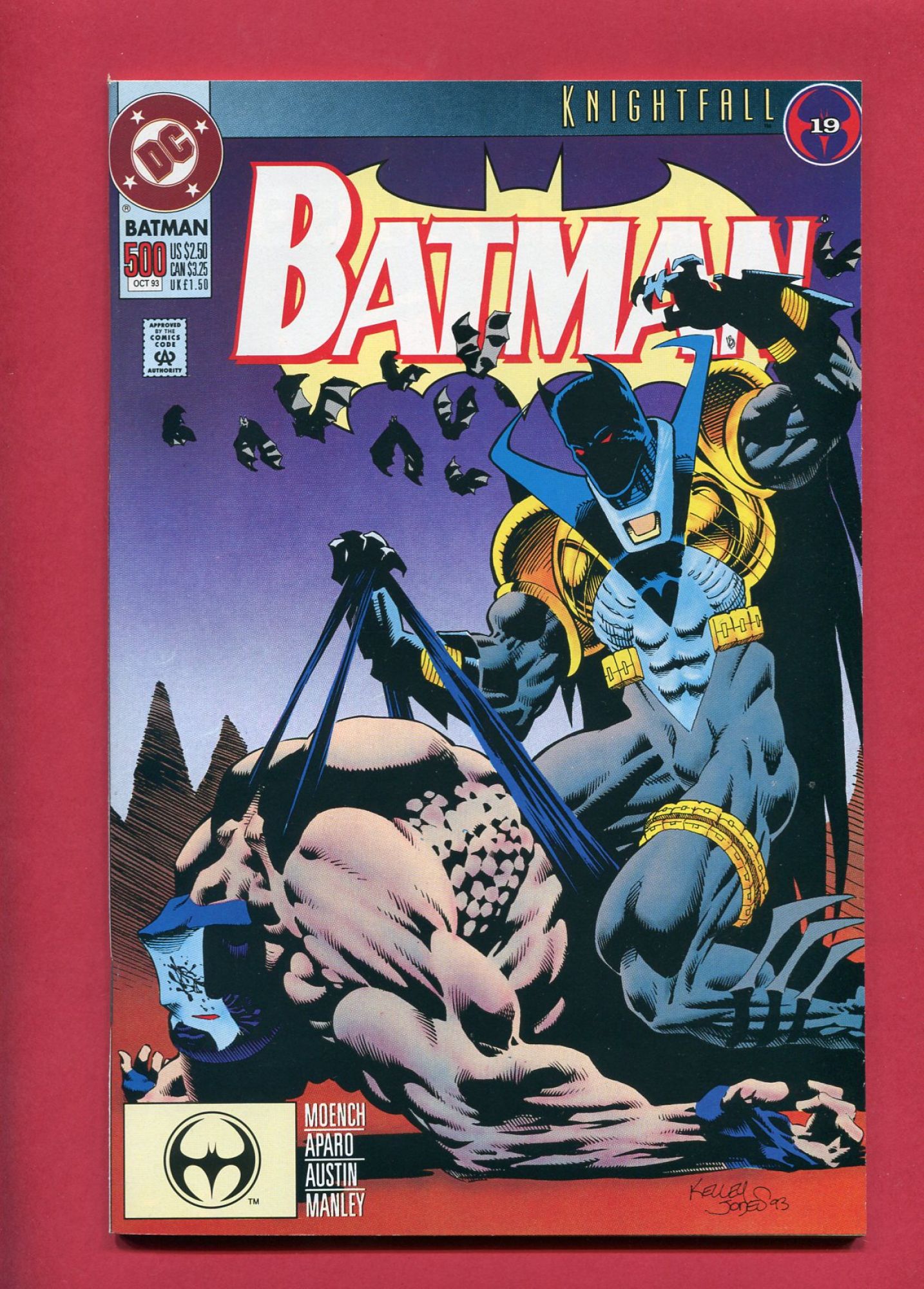 Batman #500 Non Die-Cut, Oct 1993, 9.2 NM-