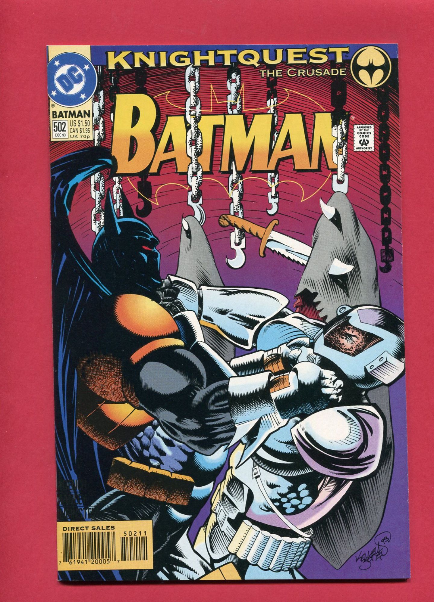 Batman #502, Dec 1993, 9.2 NM-