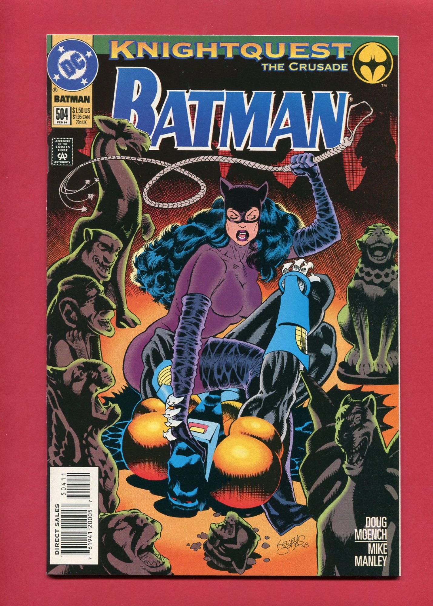 Batman #504, Feb 1994, 9.2 NM-