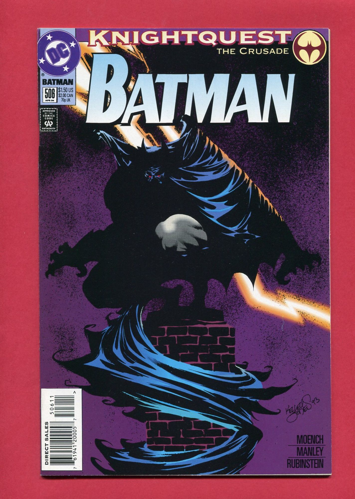 Batman #506, Apr 1994, 9.2 NM-