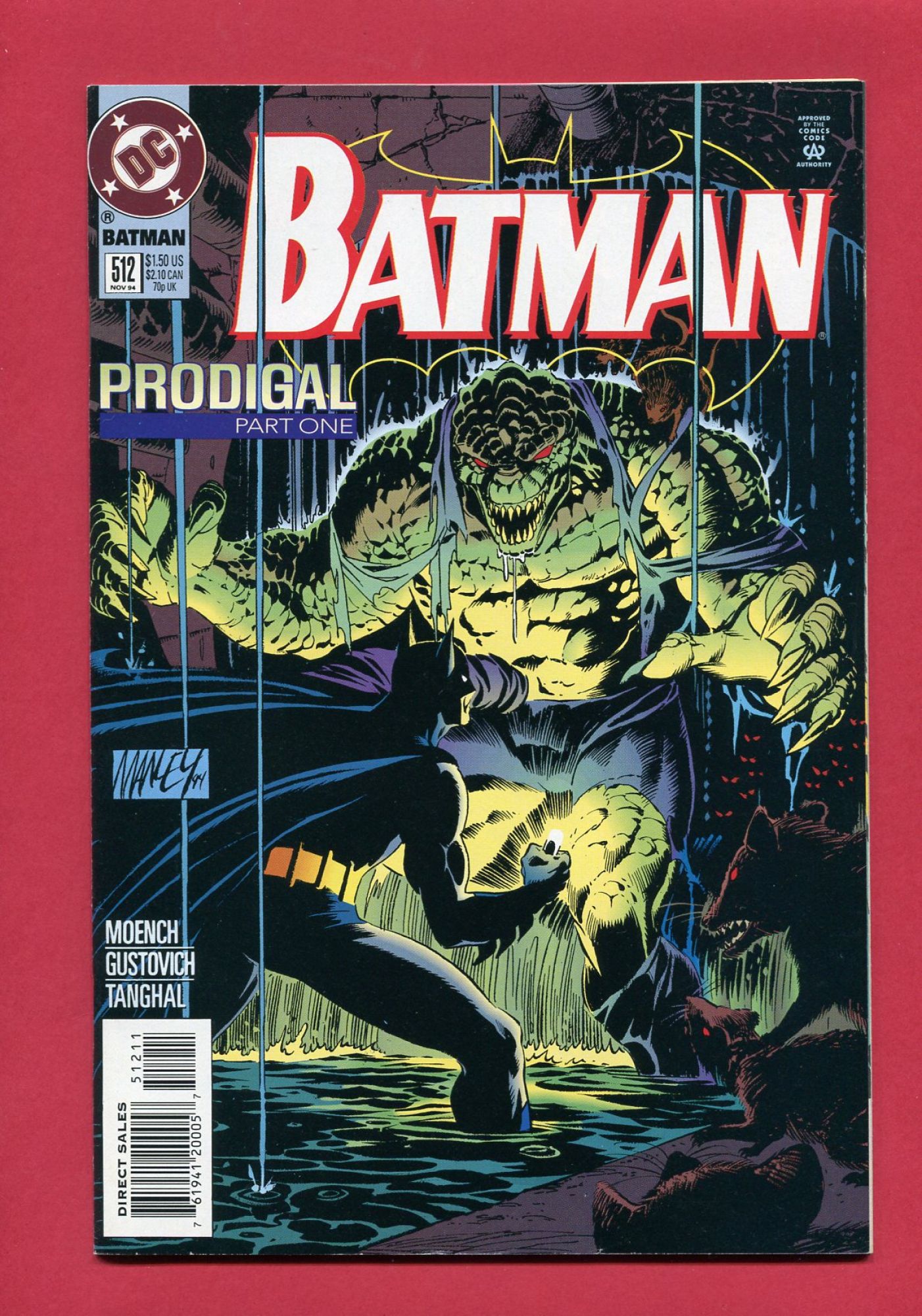 Batman #512, Nov 1994, 9.4 NM