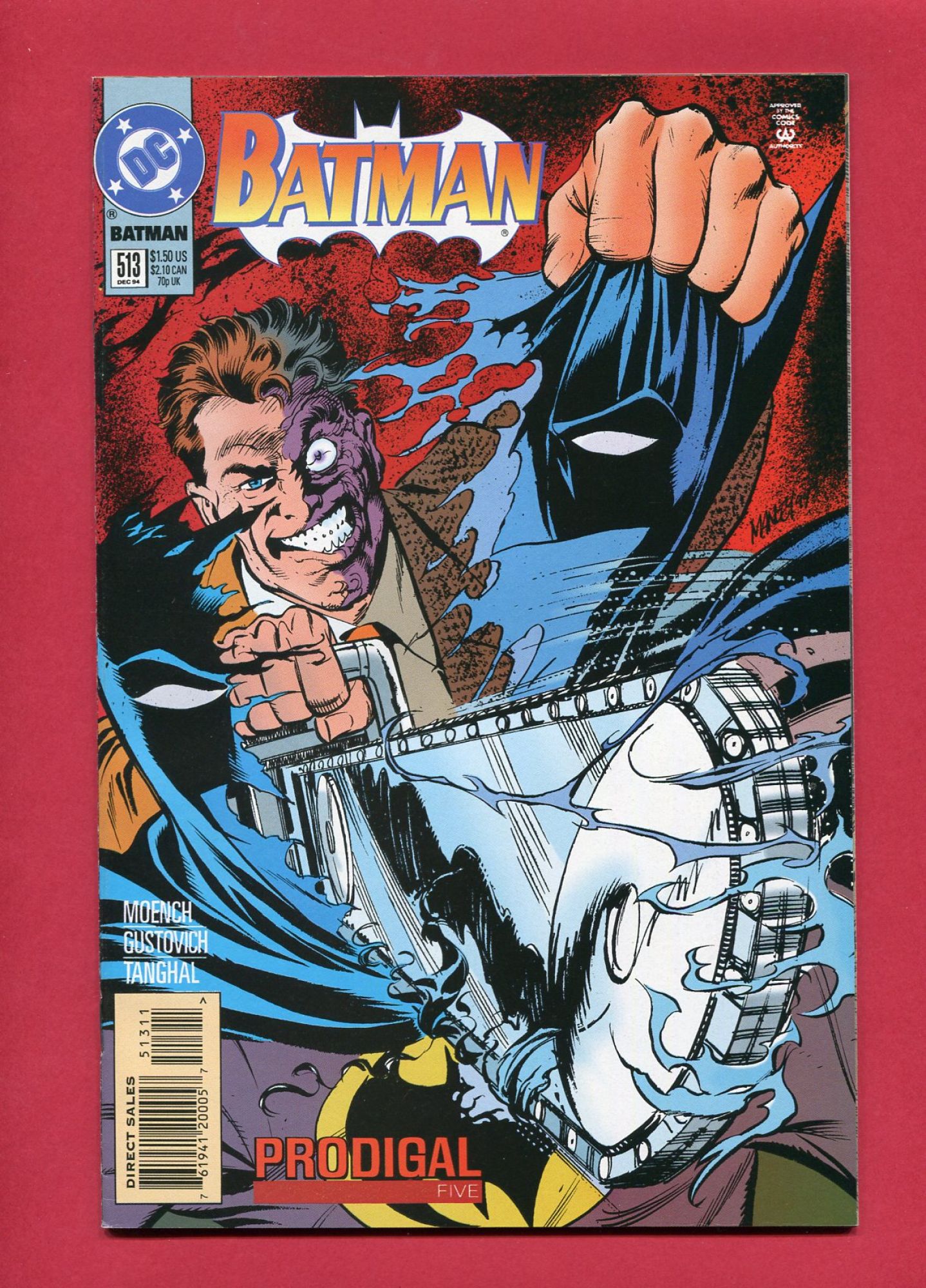 Batman #513, Dec 1994, 9.2 NM-