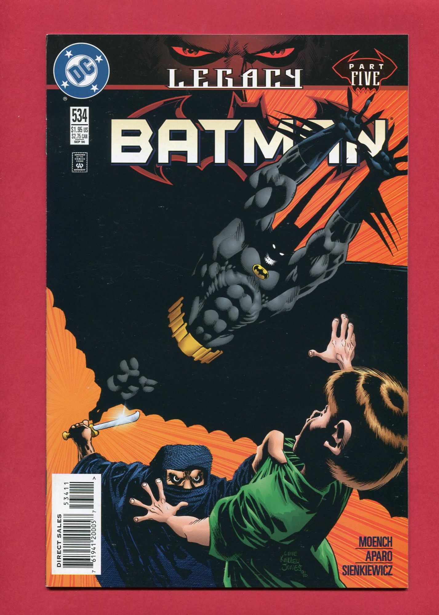 Batman #534, Sep 1996, 9.2 NM-