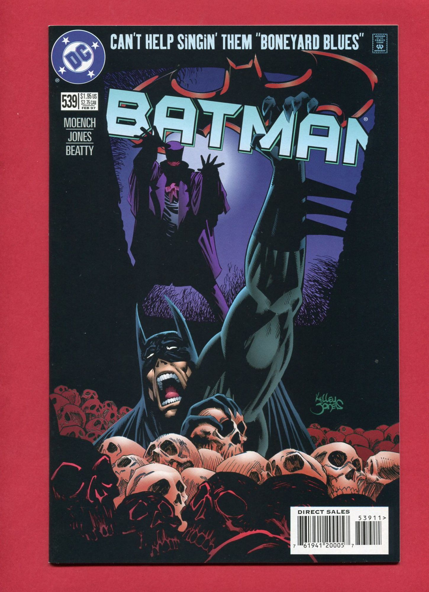 Batman #539, Feb 1997, 9.4 NM