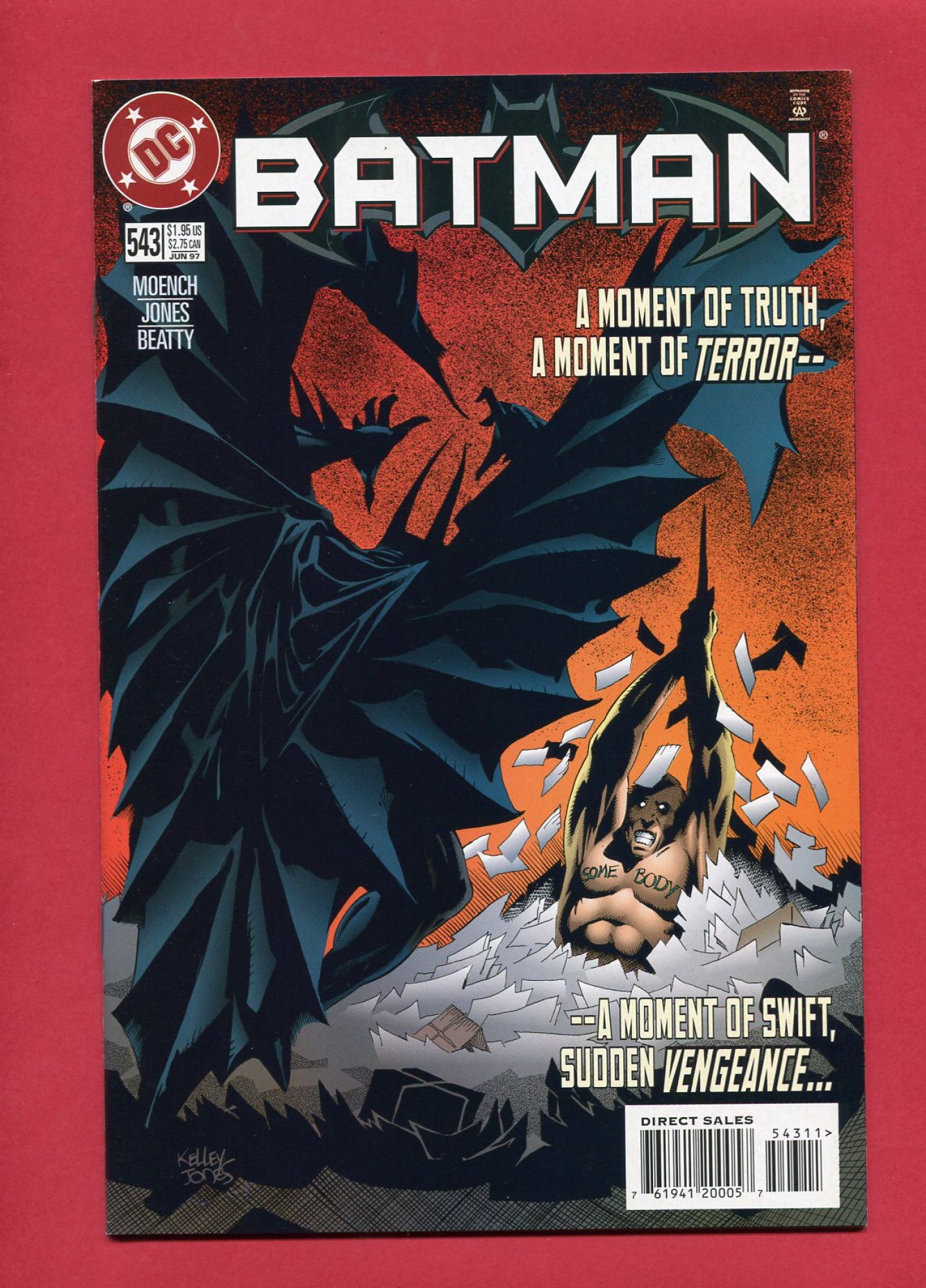 Batman #543, Jun 1997, 9.4 NM