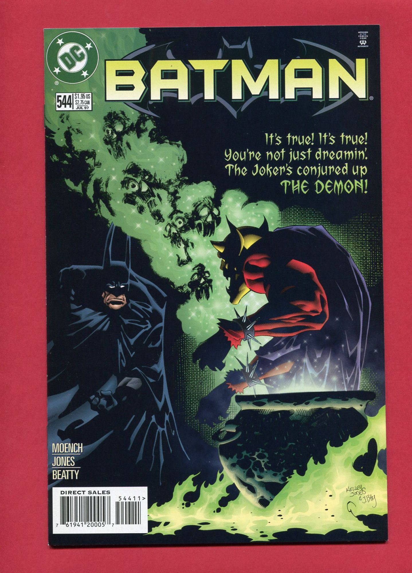 Batman #544, Jul 1997, 9.4 NM